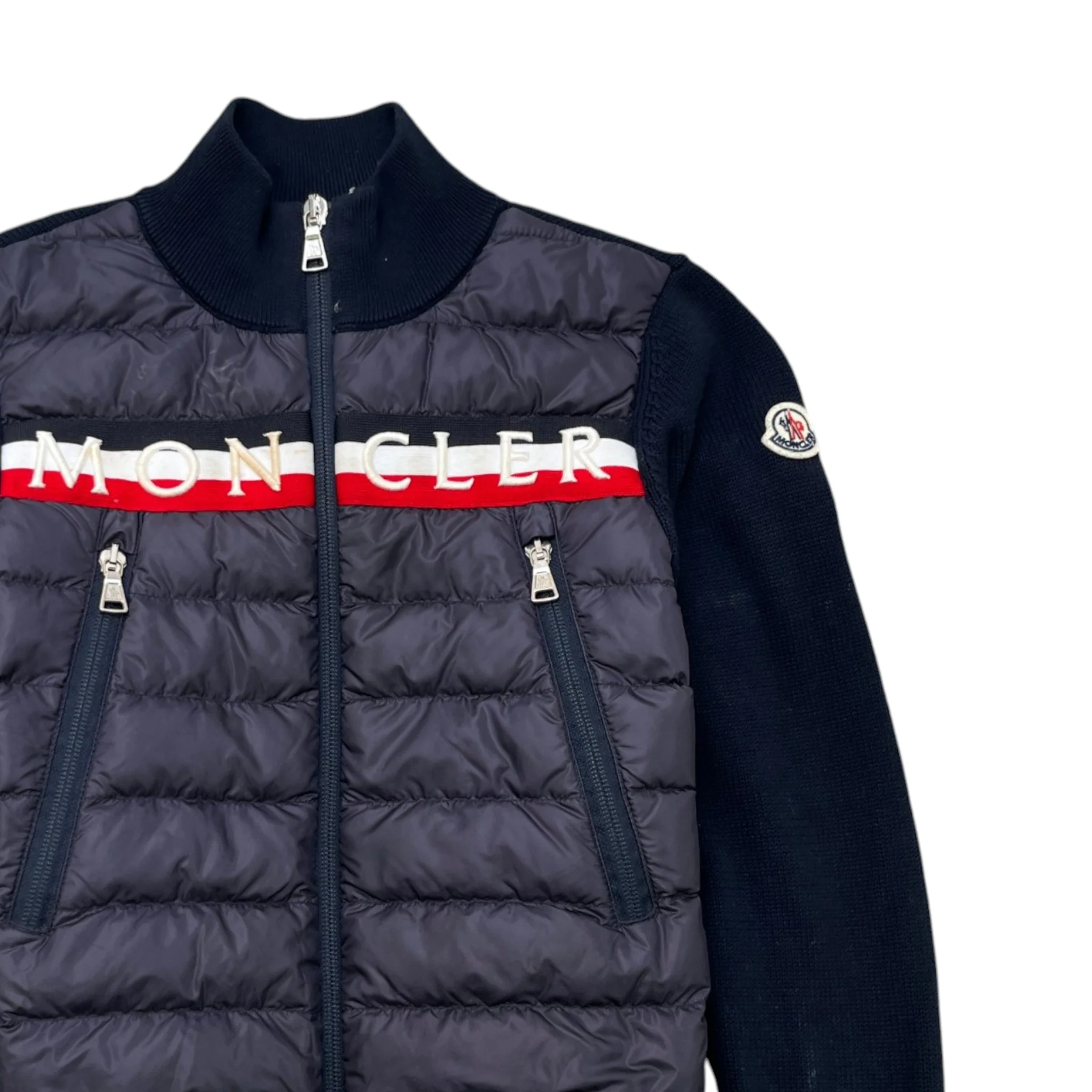 Men's Boys Age 8 Maglia Down Jacket Navy Size XXS - Image 3