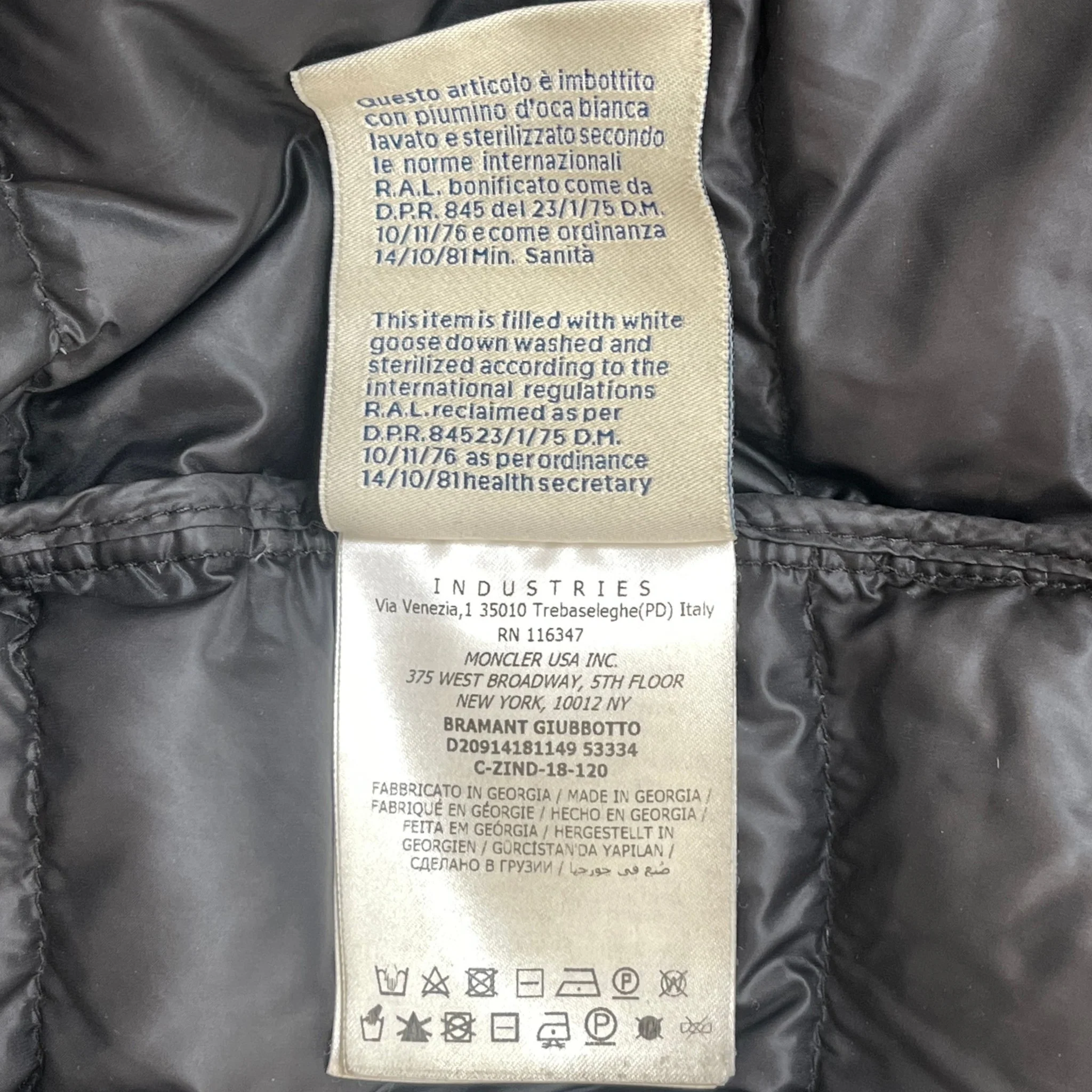 Men's Bramant Down Jacket Black Size 5 / XXL - Image 11