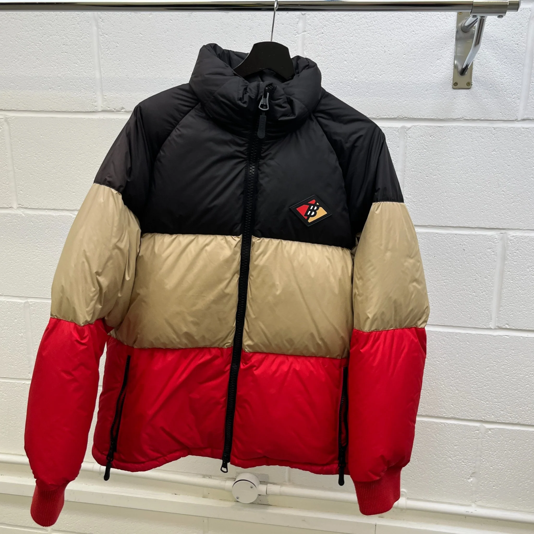 Men's Branston Down Jacket Multi-Coloured Size S - Image 8