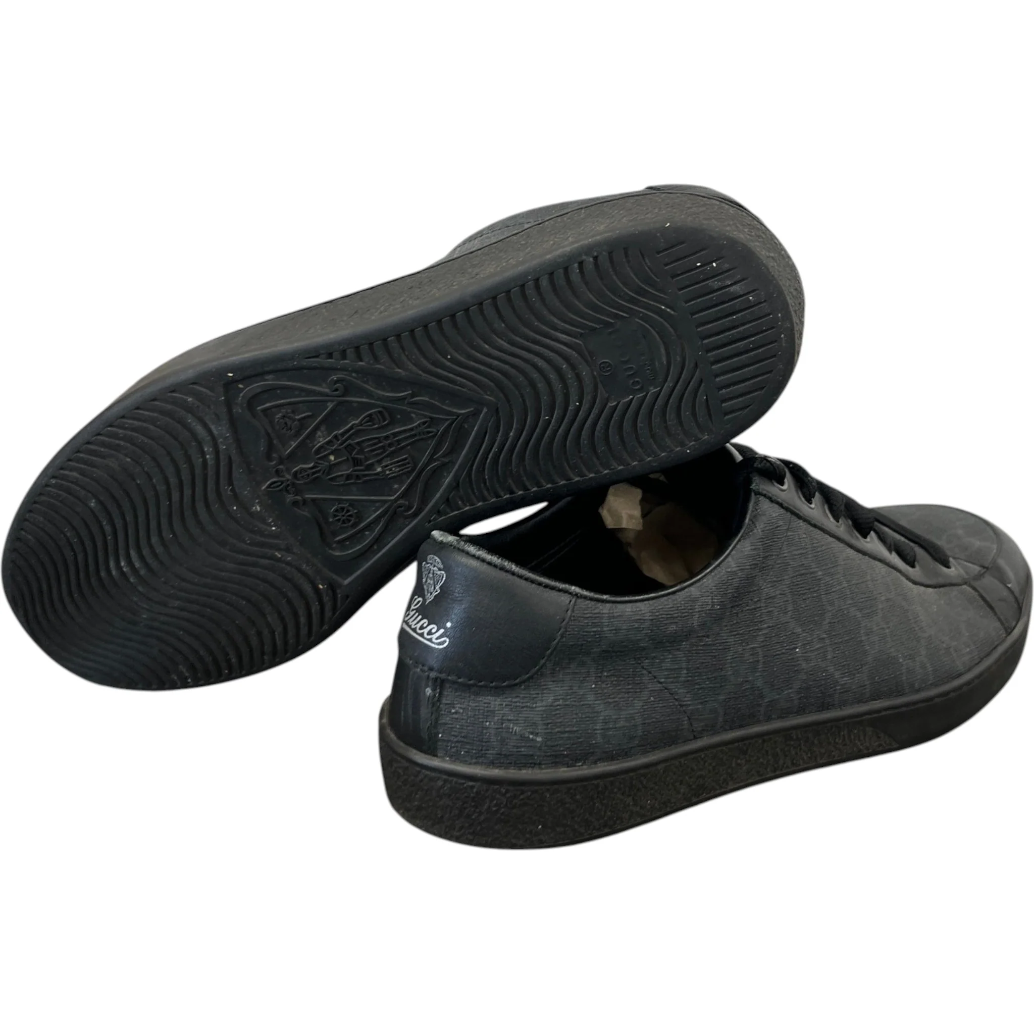 Men's Brooklyn Gg Supreme Low Trainers Black Size EU 43 / UK 9 - Image 10