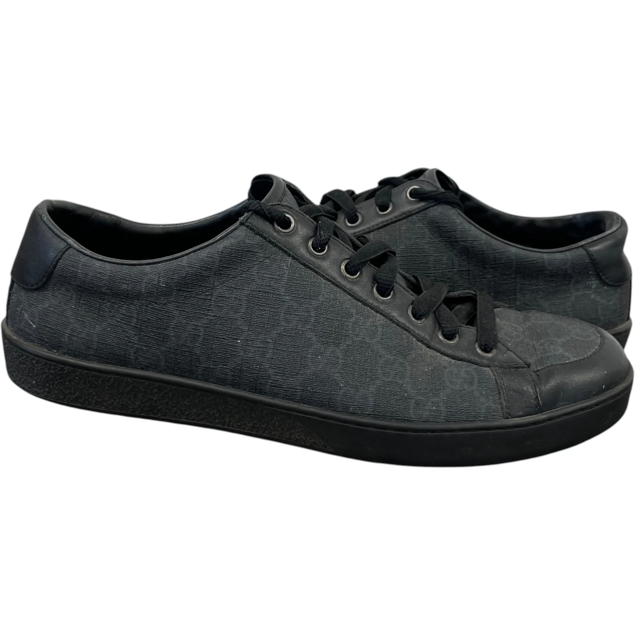 Men's Brooklyn Gg Supreme Low Trainers Black Size EU 43 / UK 9 - Image 3