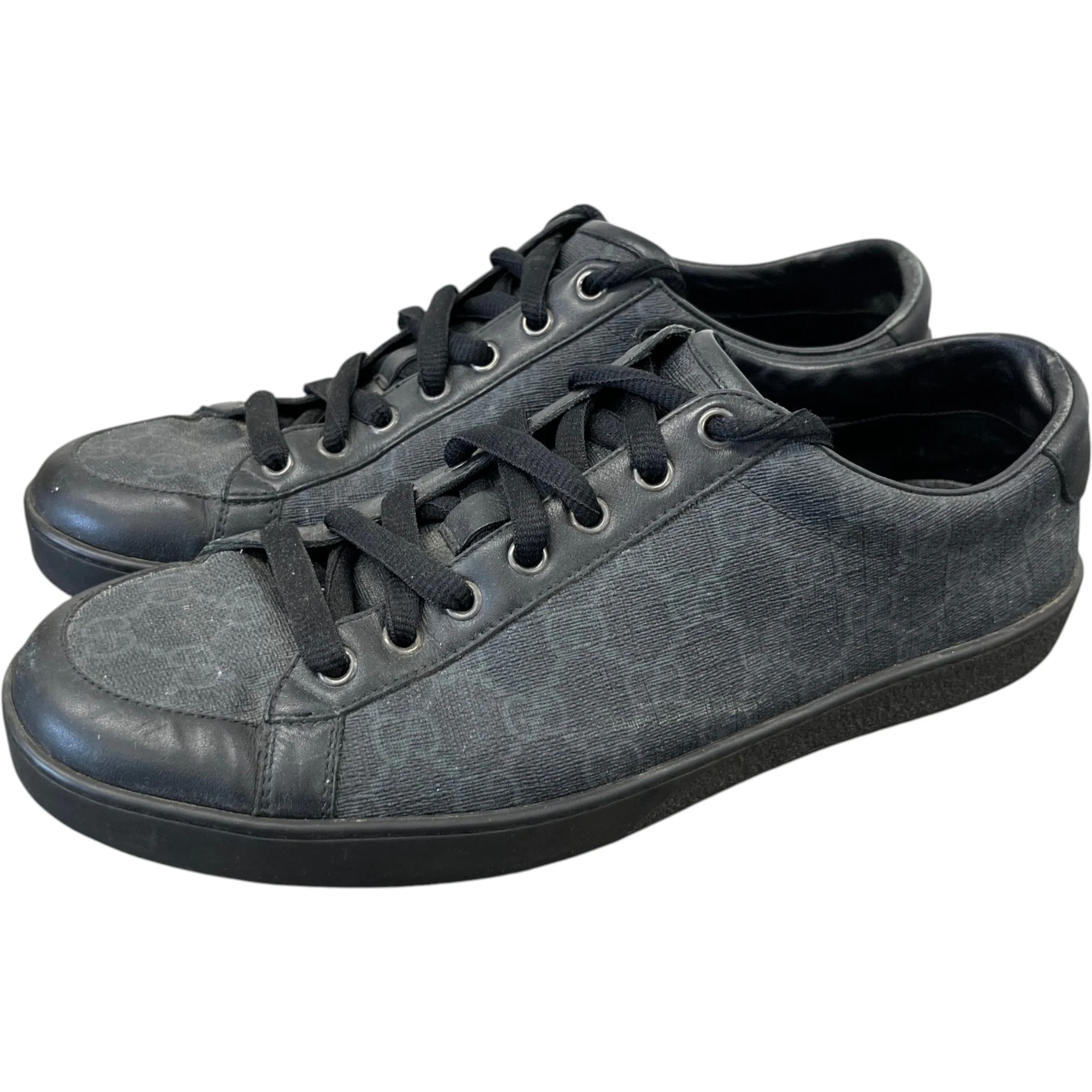 Men's Brooklyn Gg Supreme Low Trainers Black Size EU 43 / UK 9 - Image 9
