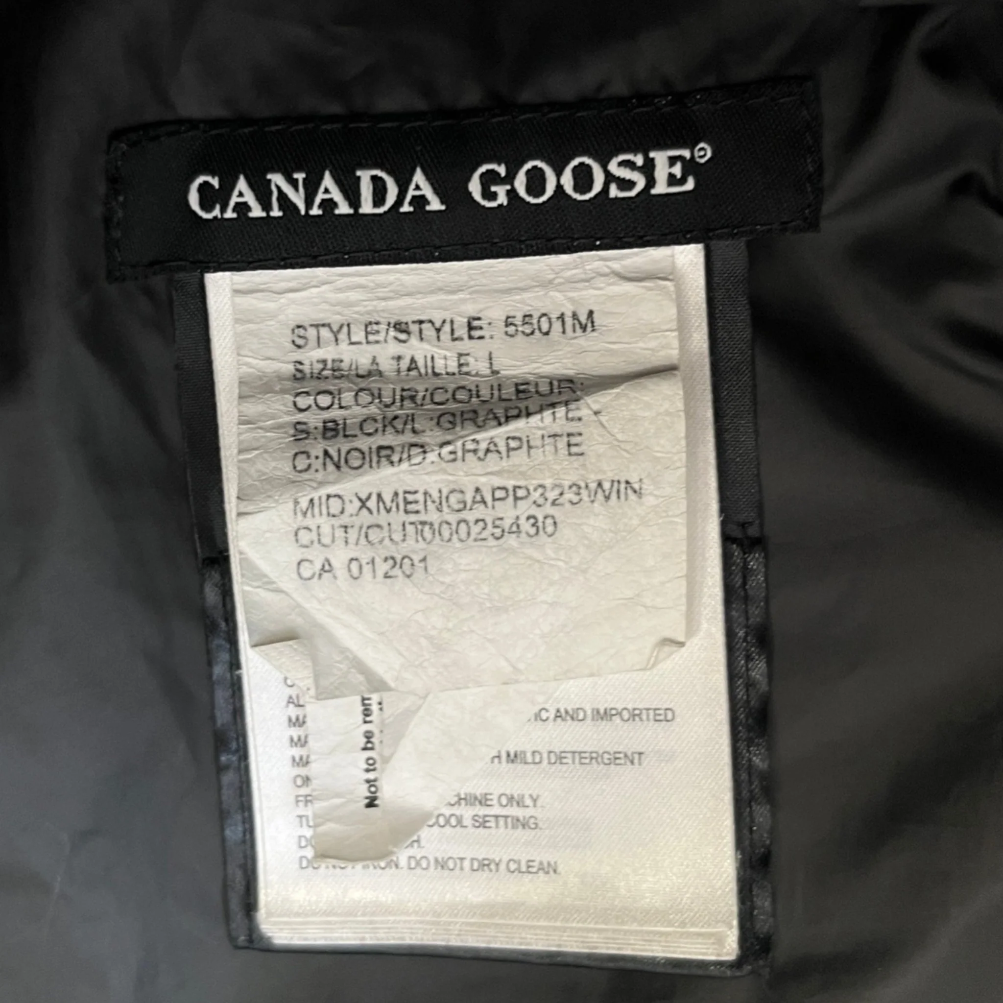 Men's Brookvale Down Jacket Black Size L - Image 6