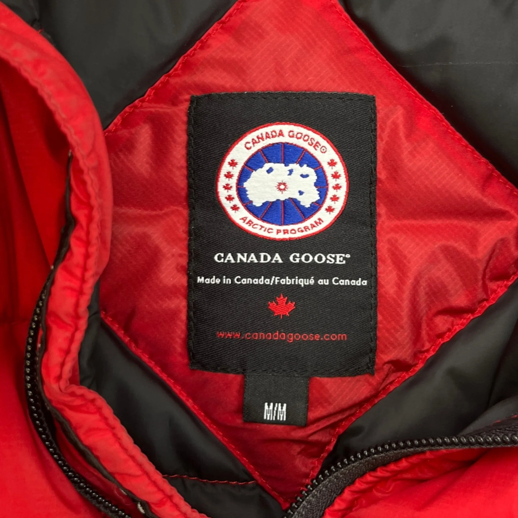Men's Brookvale Down Jacket Red Size M - Image 7