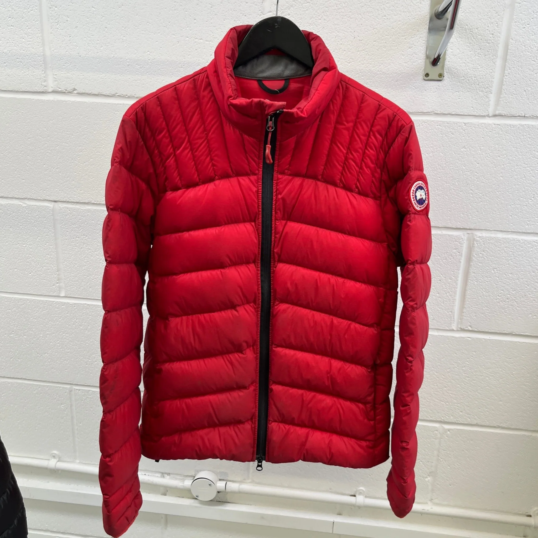 Men's Brookvale Down Jacket Red Size M - Image 8