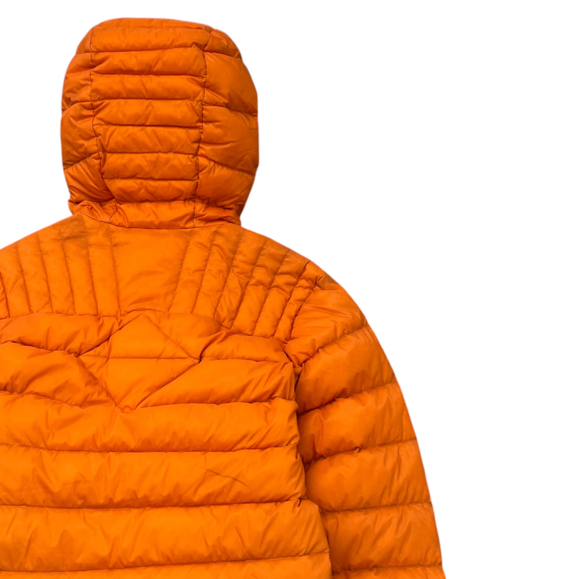 Men's Brookvale Hooded Down Jacket Orange Size S - Image 4