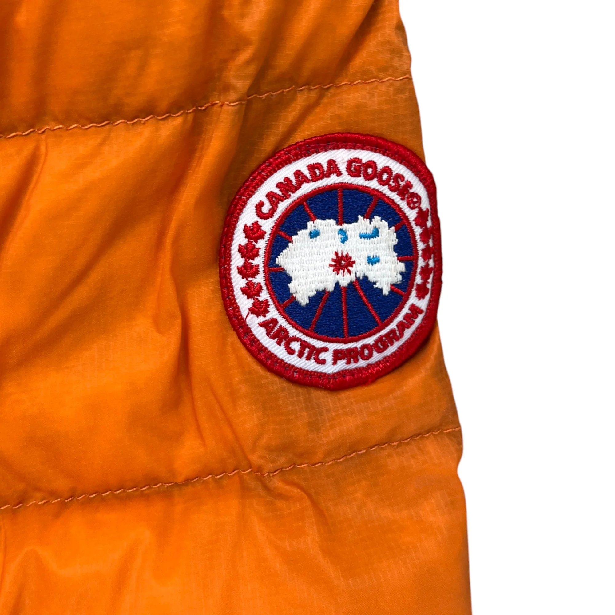 Men's Brookvale Hooded Down Jacket Orange Size S - Image 5