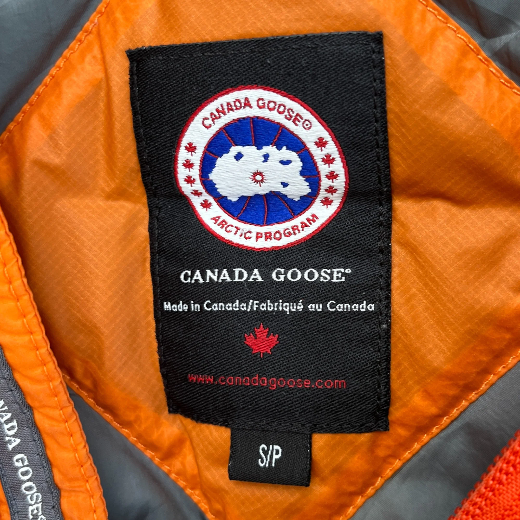 Men's Brookvale Hooded Down Jacket Orange Size S - Image 6