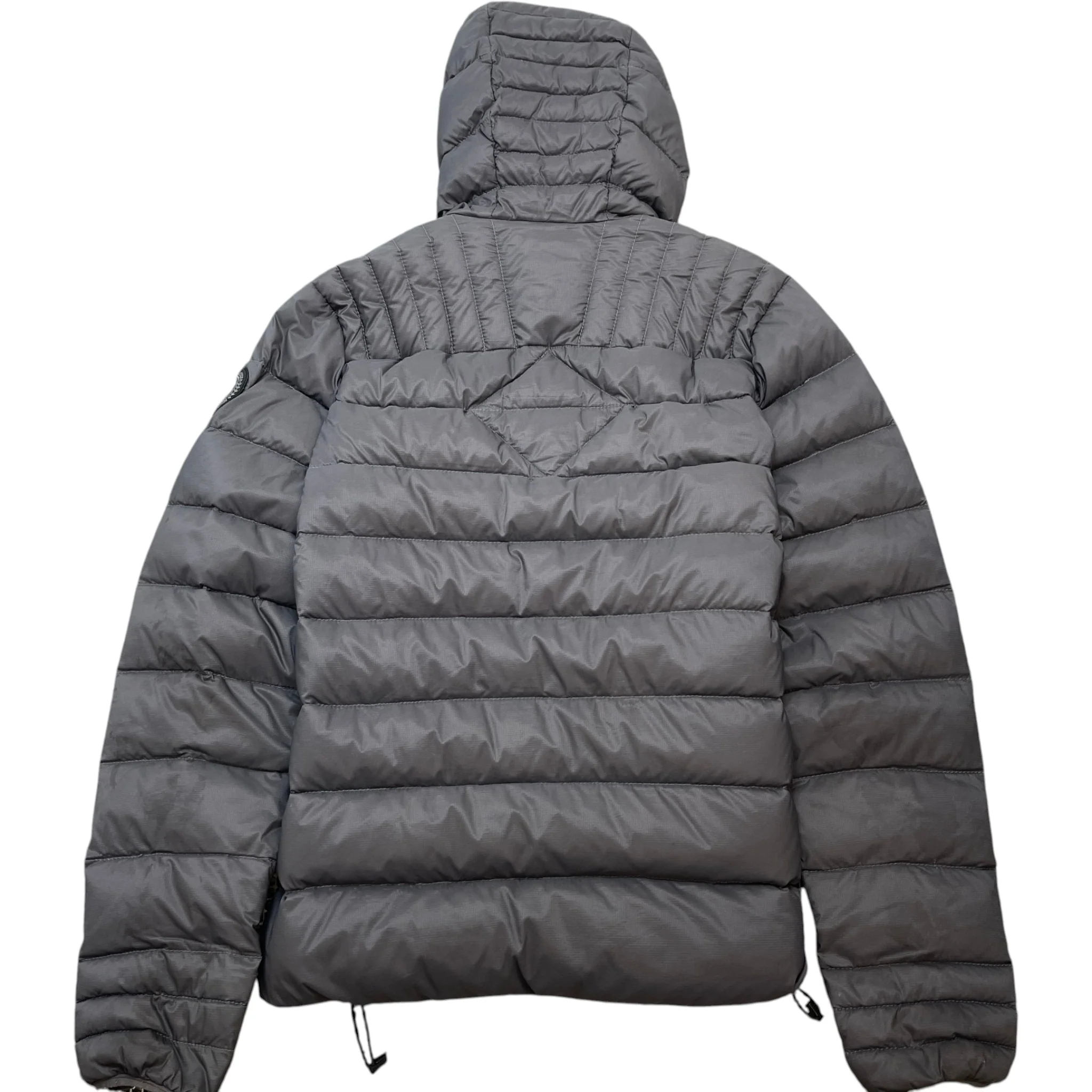 Men's Brookvale Hoody Down Jacket Grey Size M - Image 2