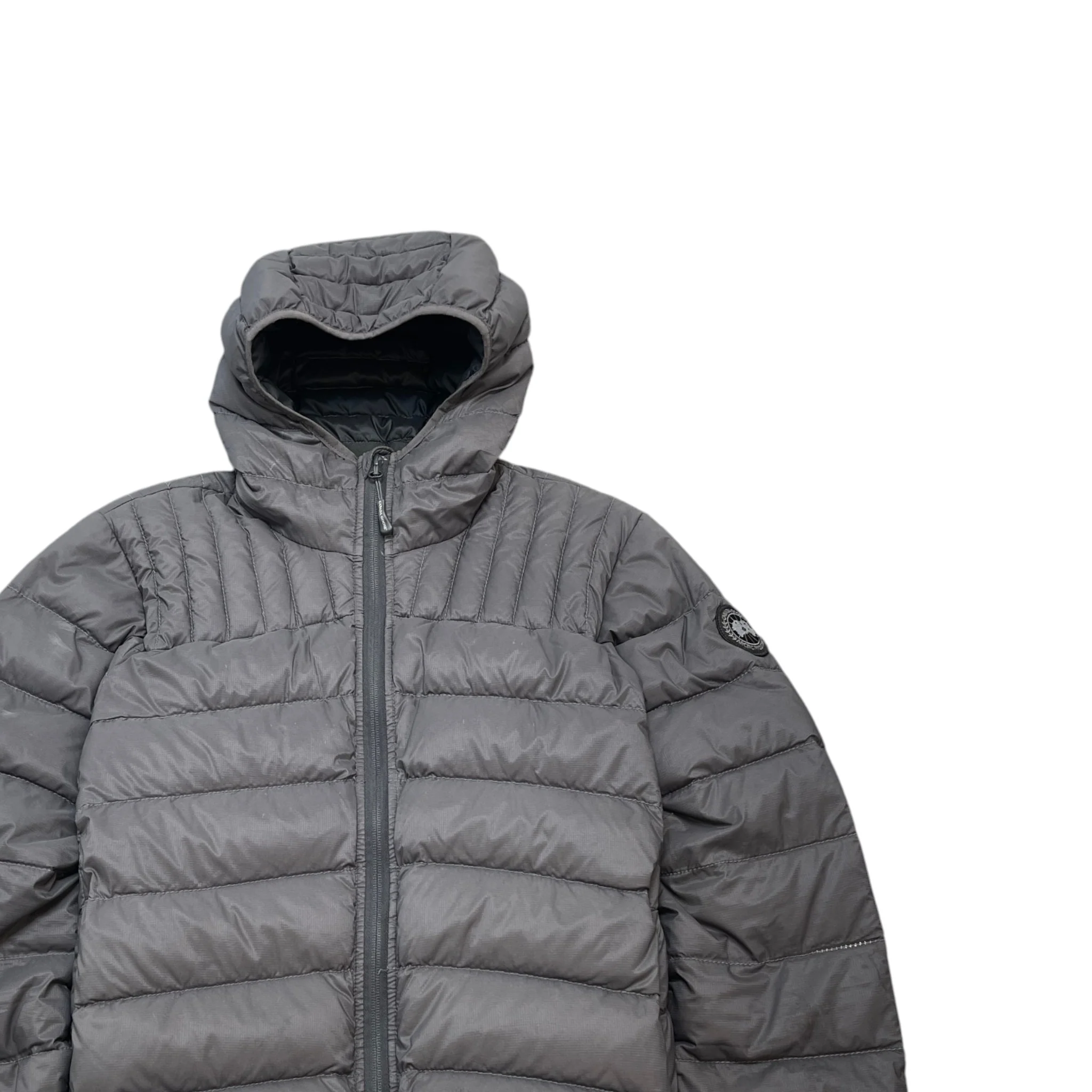 Men's Brookvale Hoody Down Jacket Grey Size M - Image 3