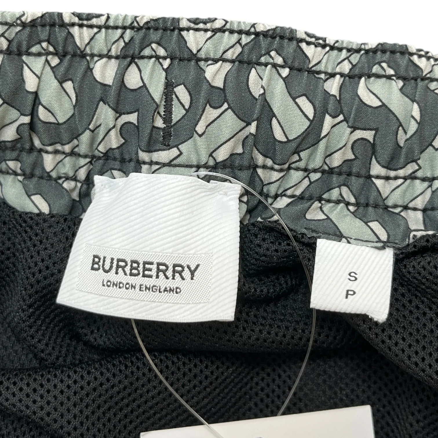Men's Bt Monogram Swim Shorts Grey Size S - Image 5