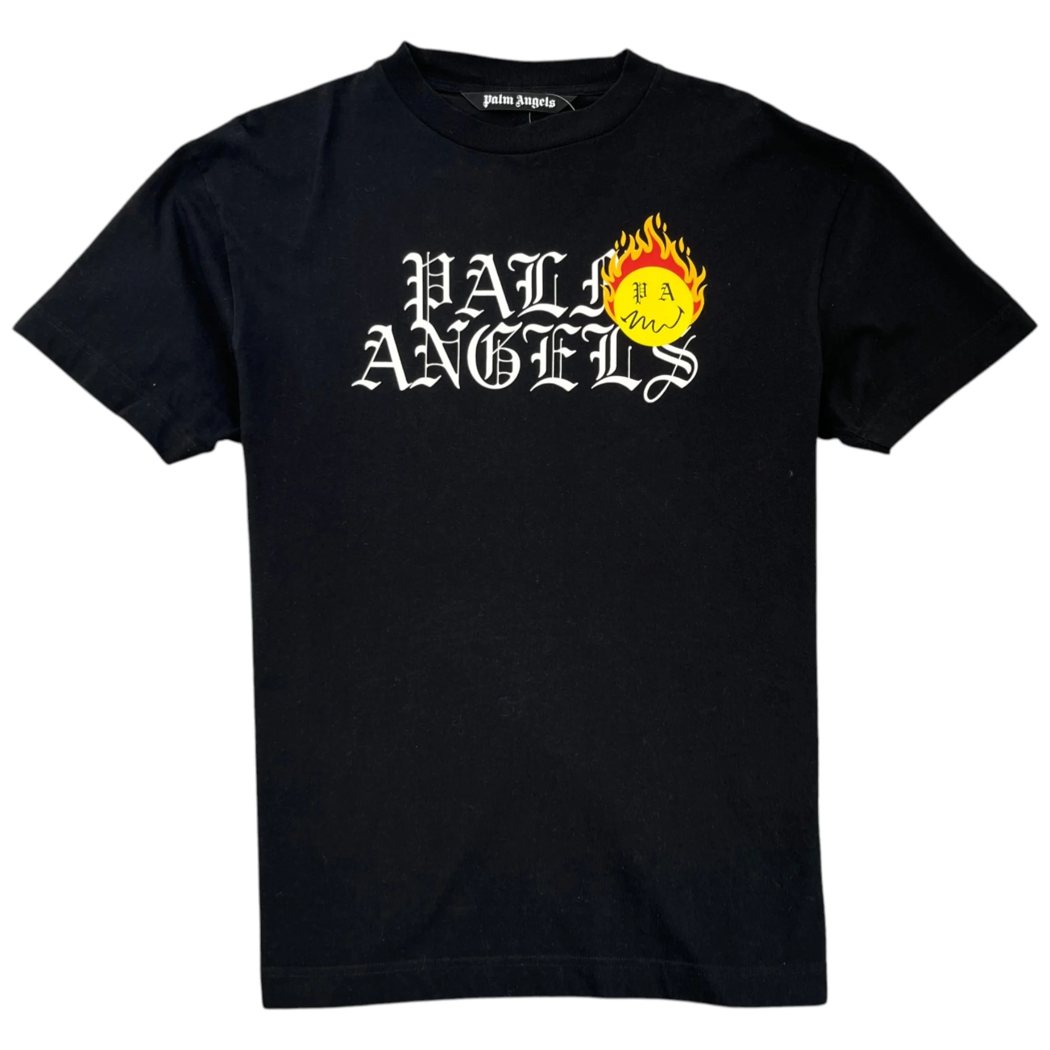 Men's Burning Head T-Shirt Black Size XL