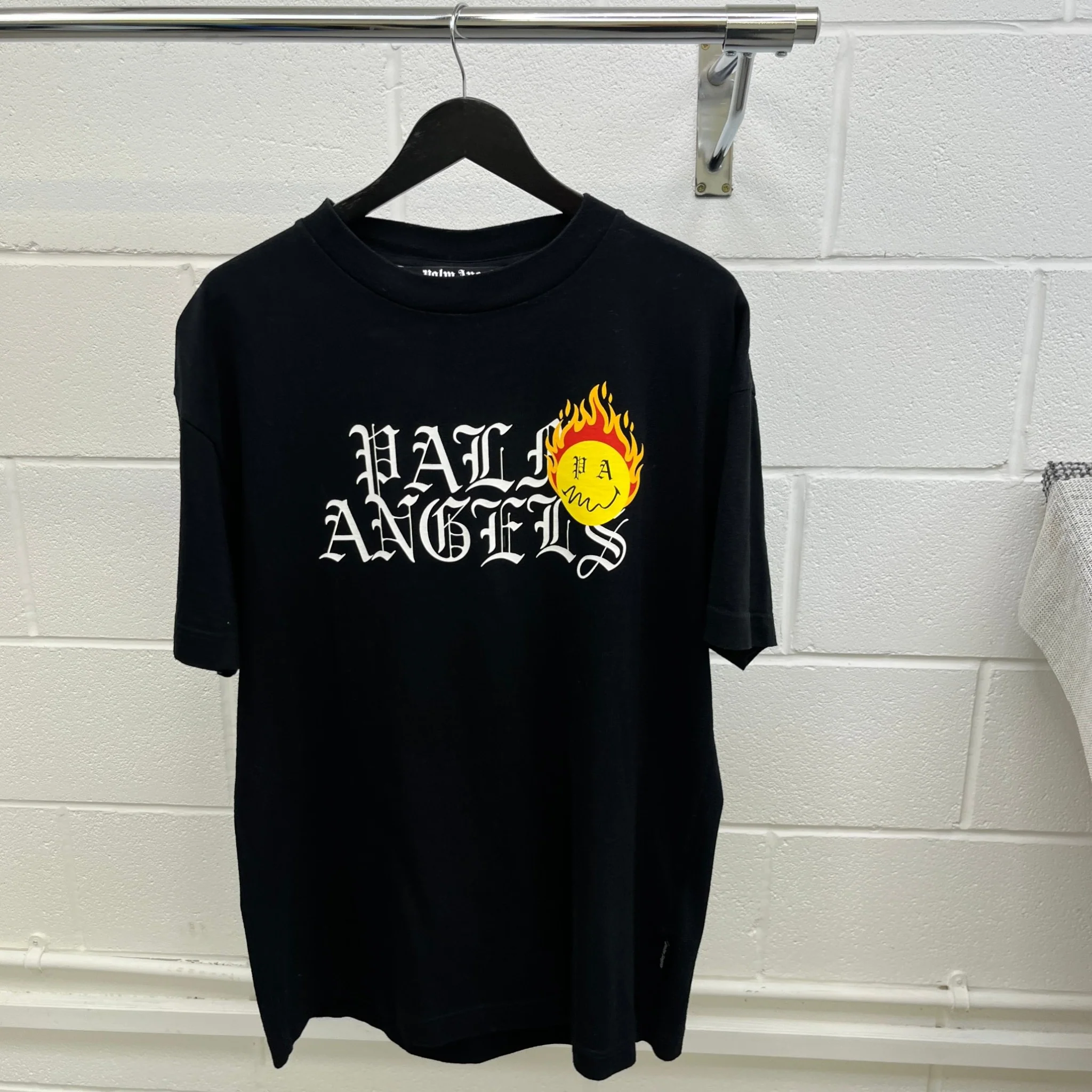 Men's Burning Head T-Shirt Black Size XL - Image 8