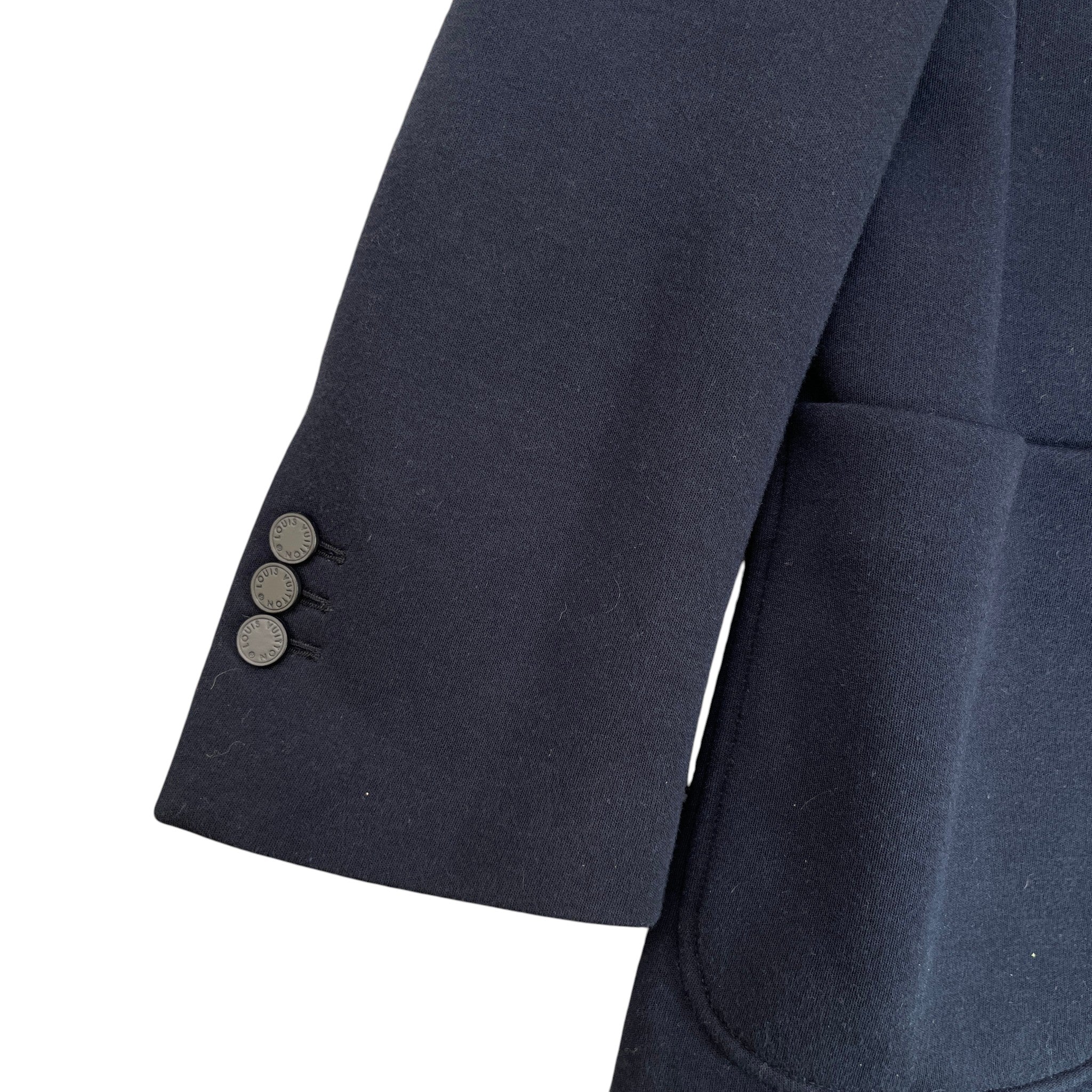 Men's Button Logo Blazer Jacket Navy Size IT 48 / M - Image 5