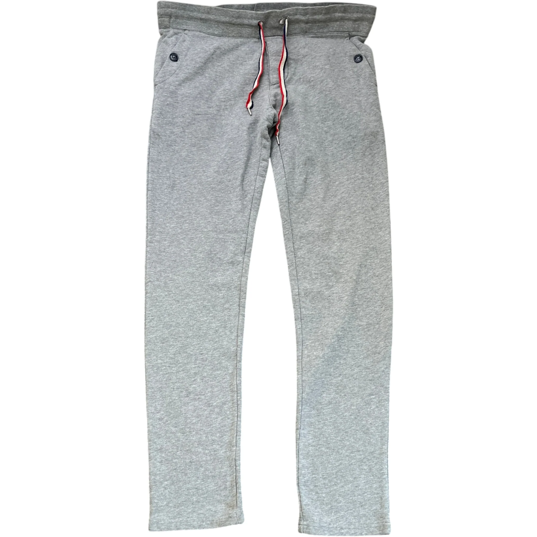 Men's Button Logo Joggers Grey Size M