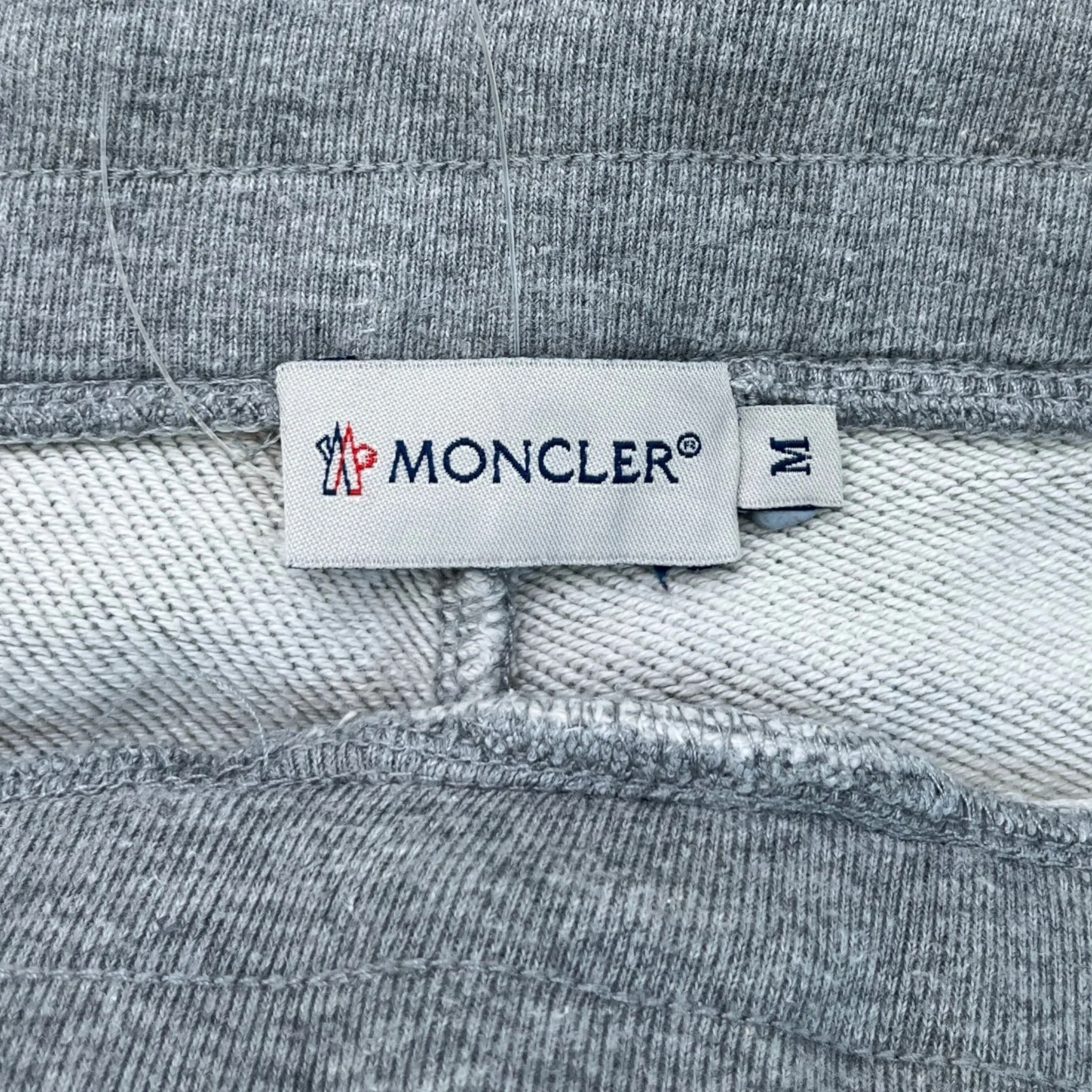 Men's Button Logo Joggers Grey Size M - Image 6