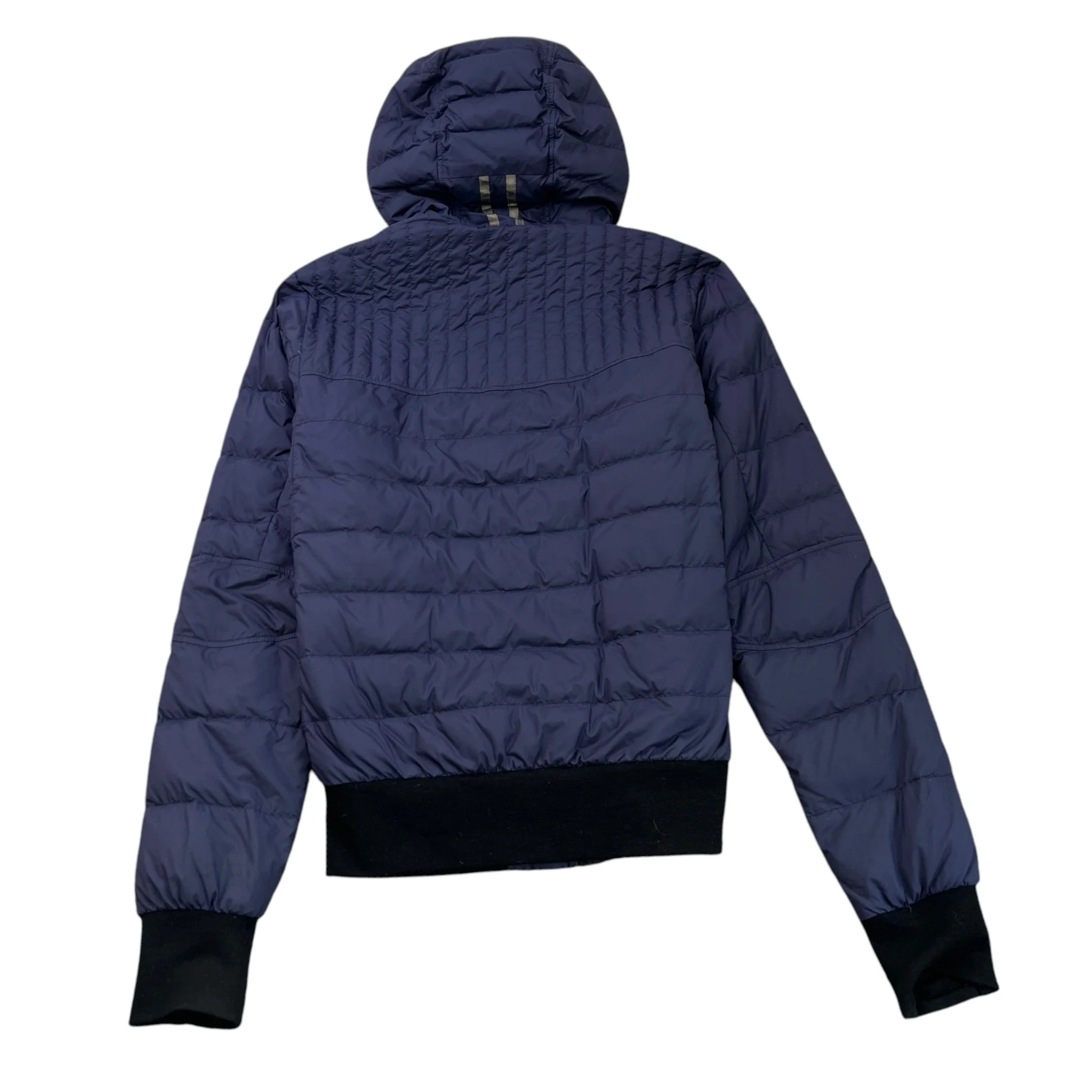 Men's Cabri Hooded Down Jacket Navy Size L - Image 2