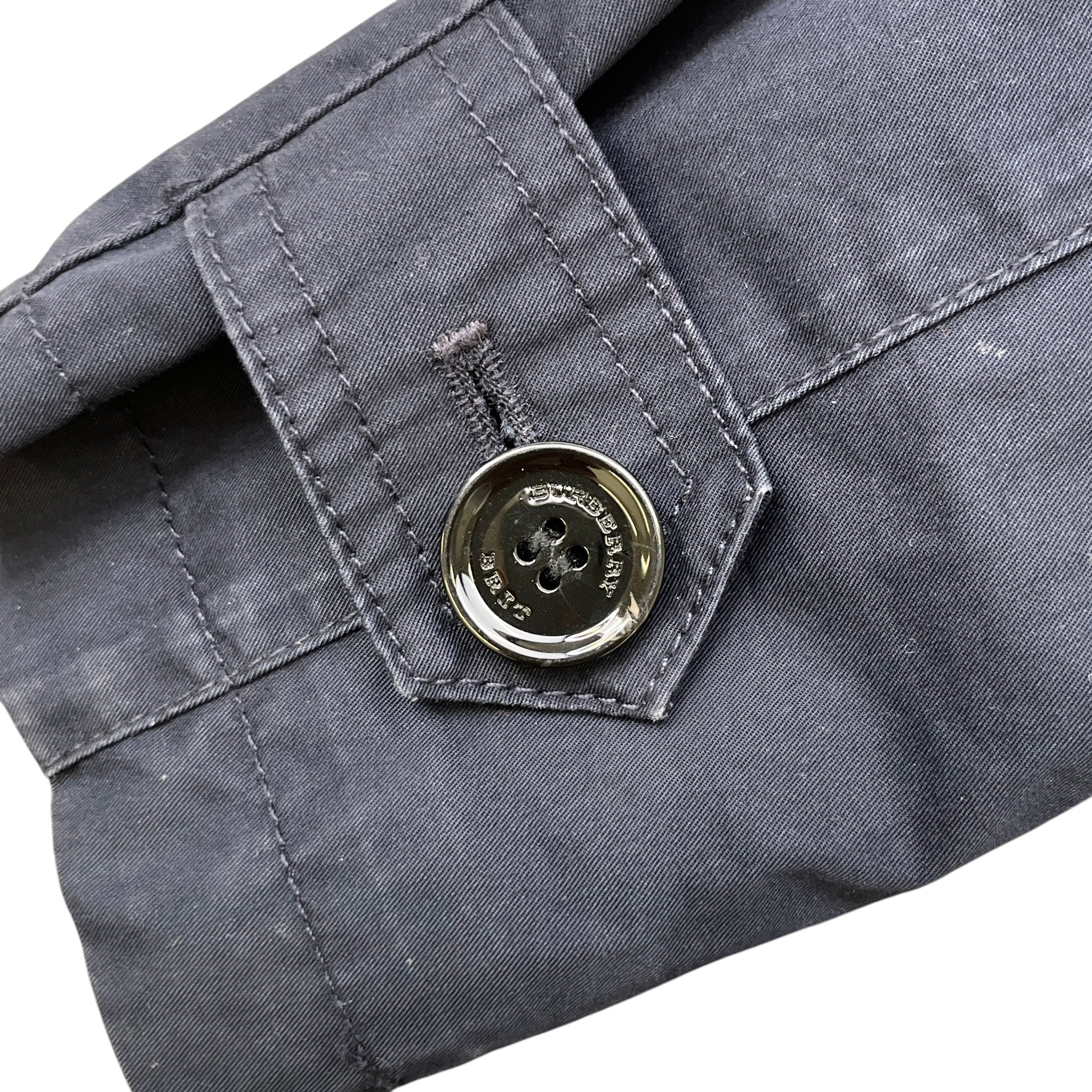 Men's Camden Heritage Trench Jacket Navy Size XS - Image 12
