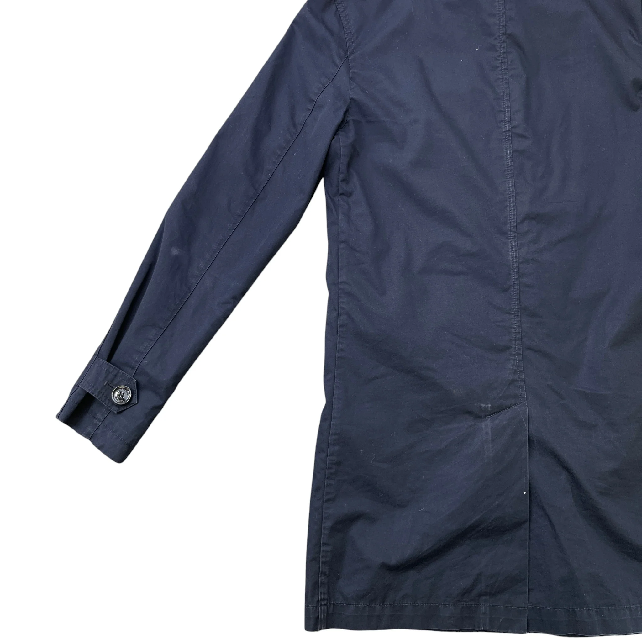 Men's Camden Heritage Trench Jacket Navy Size XS - Image 14