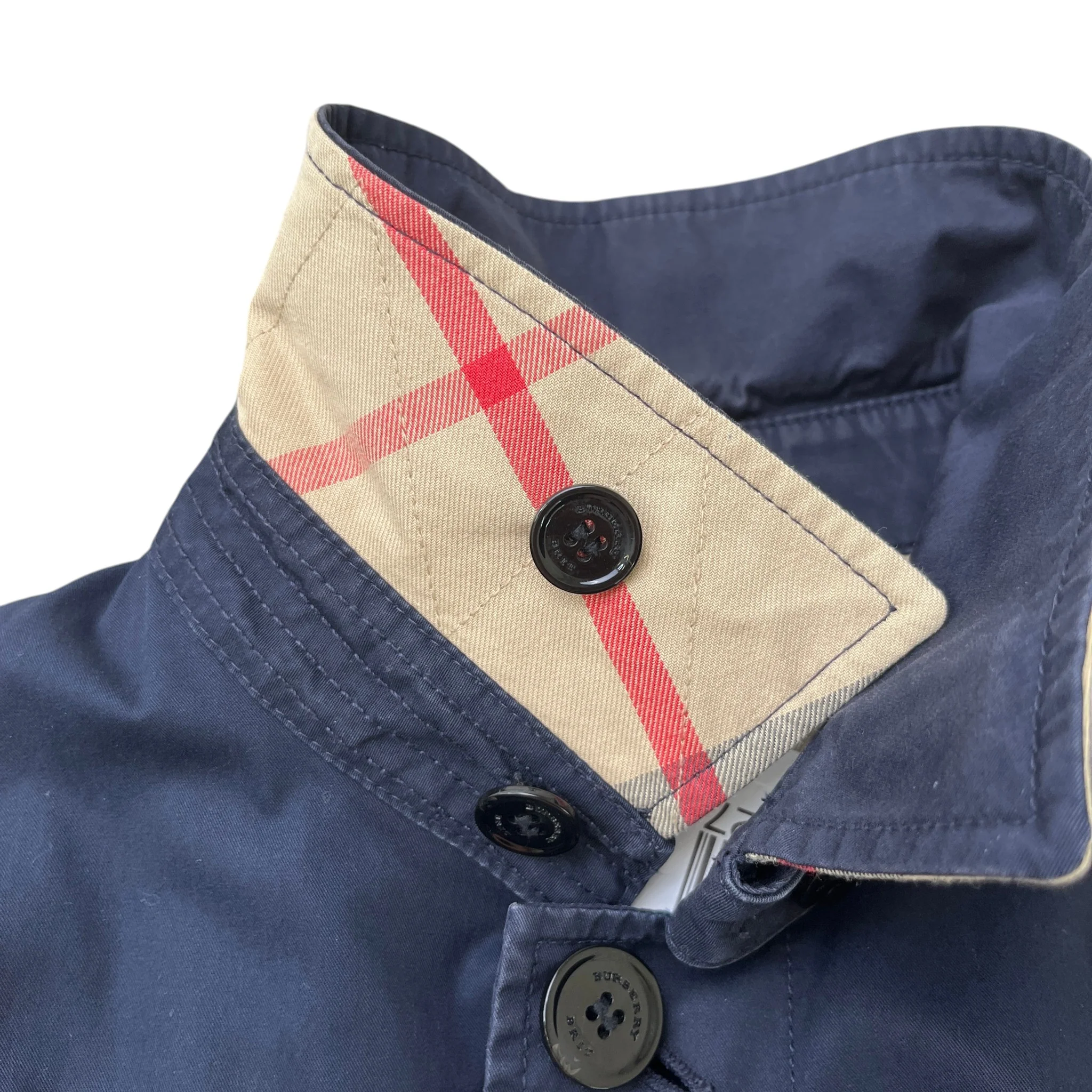 Men's Camden Heritage Trench Jacket Navy Size XS - Image 17
