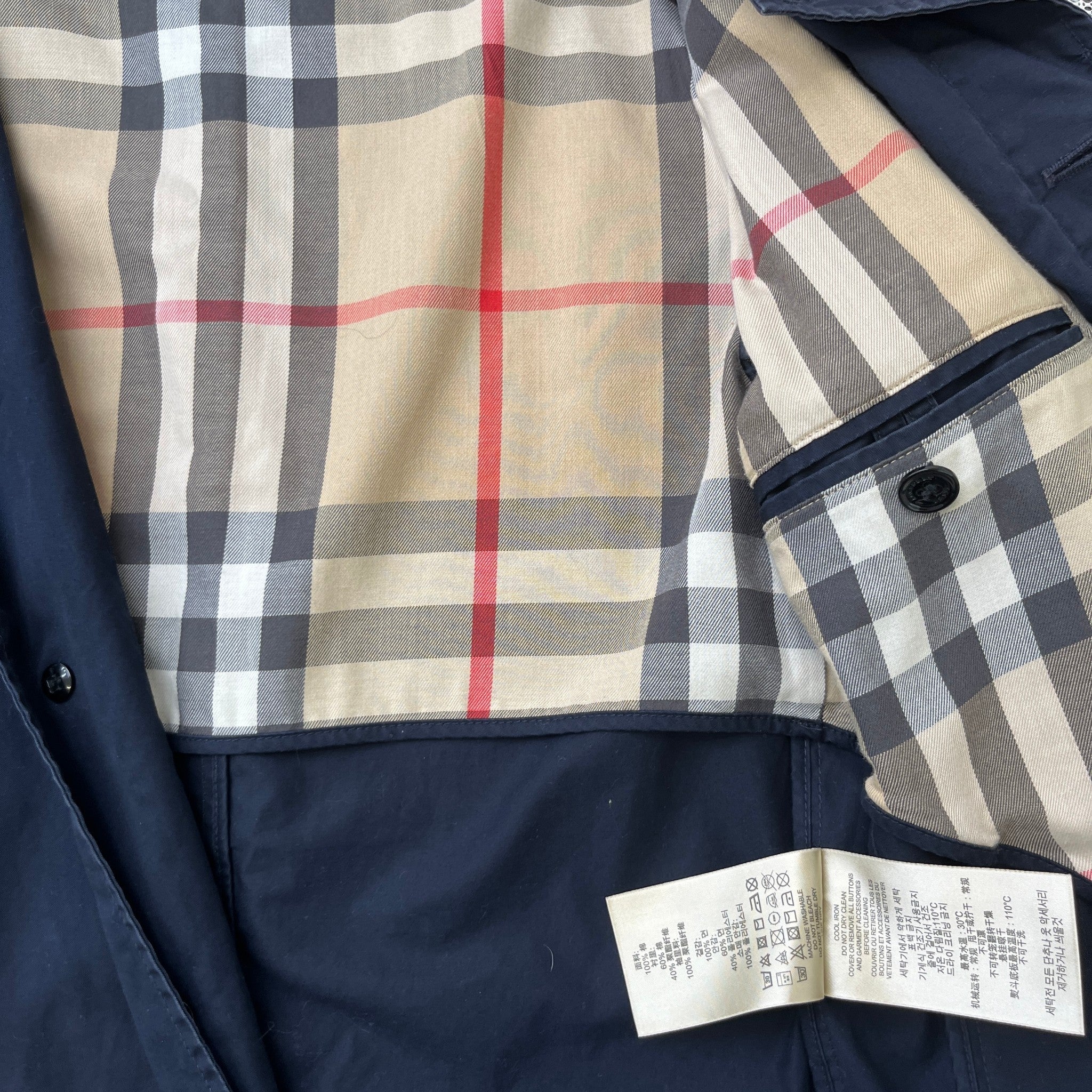 Men's Camden Heritage Trench Jacket Navy Size XS - Image 27
