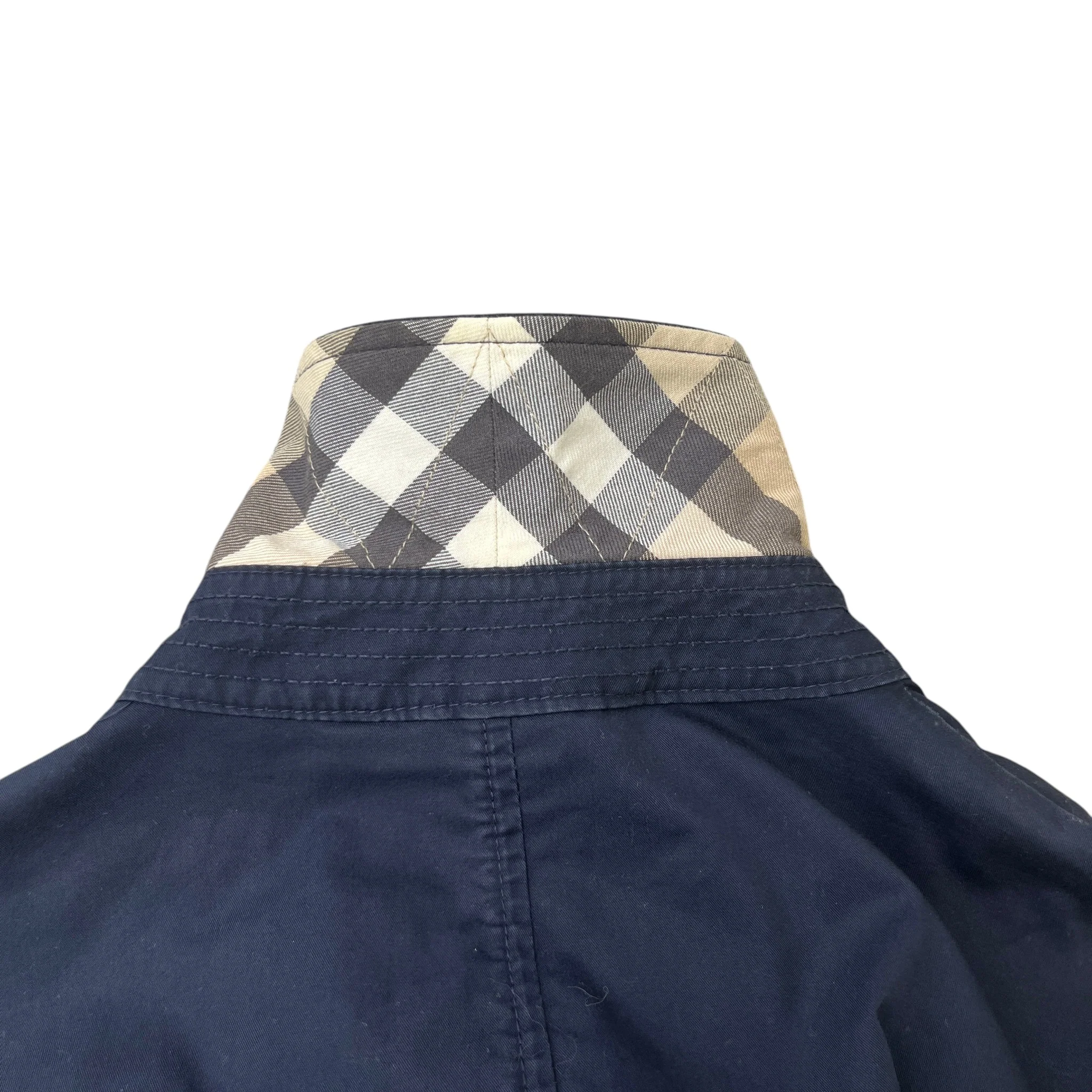 Men's Camden Heritage Trench Jacket Navy Size XS - Image 5