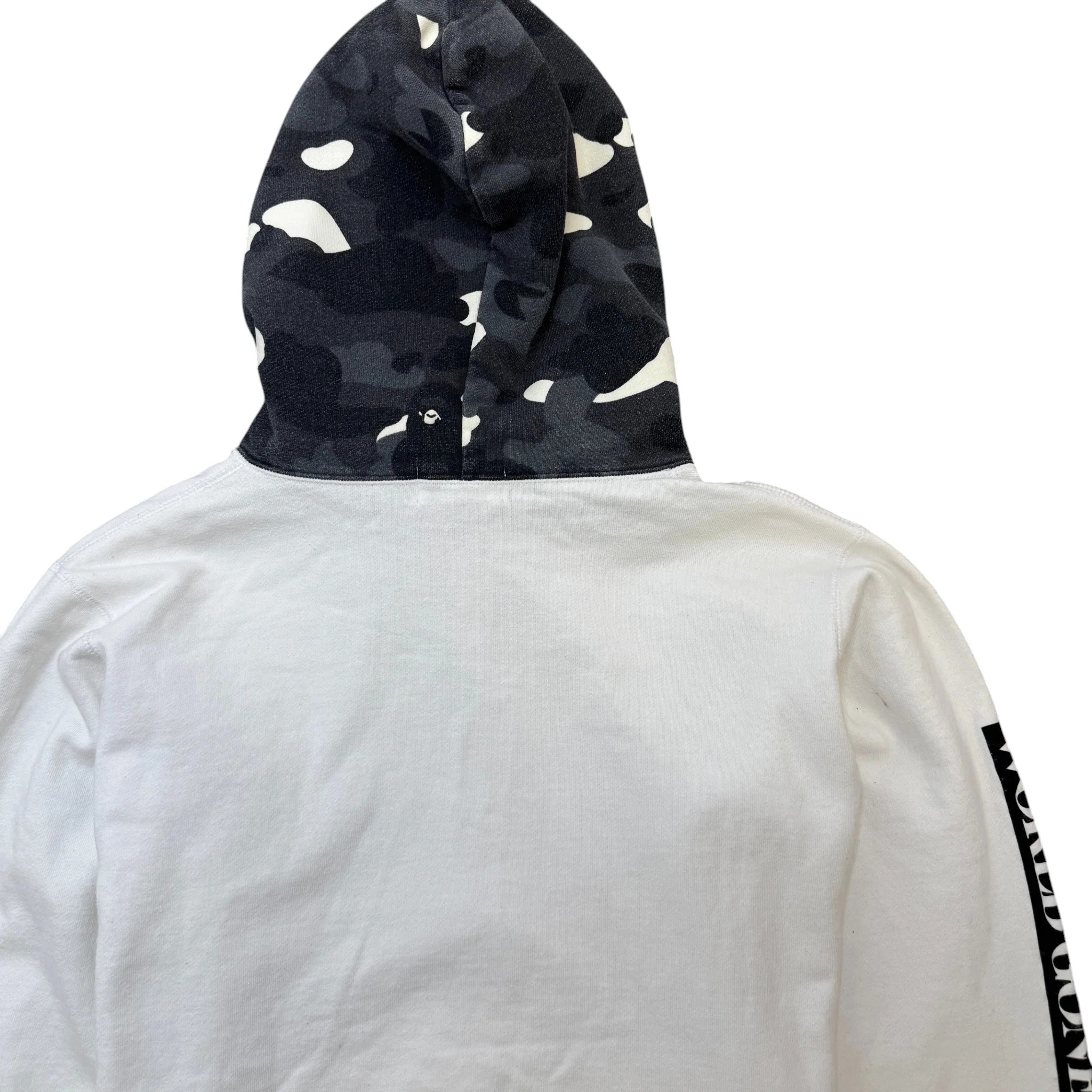 Men's Camo Print Hoodie White Size XL - Image 4