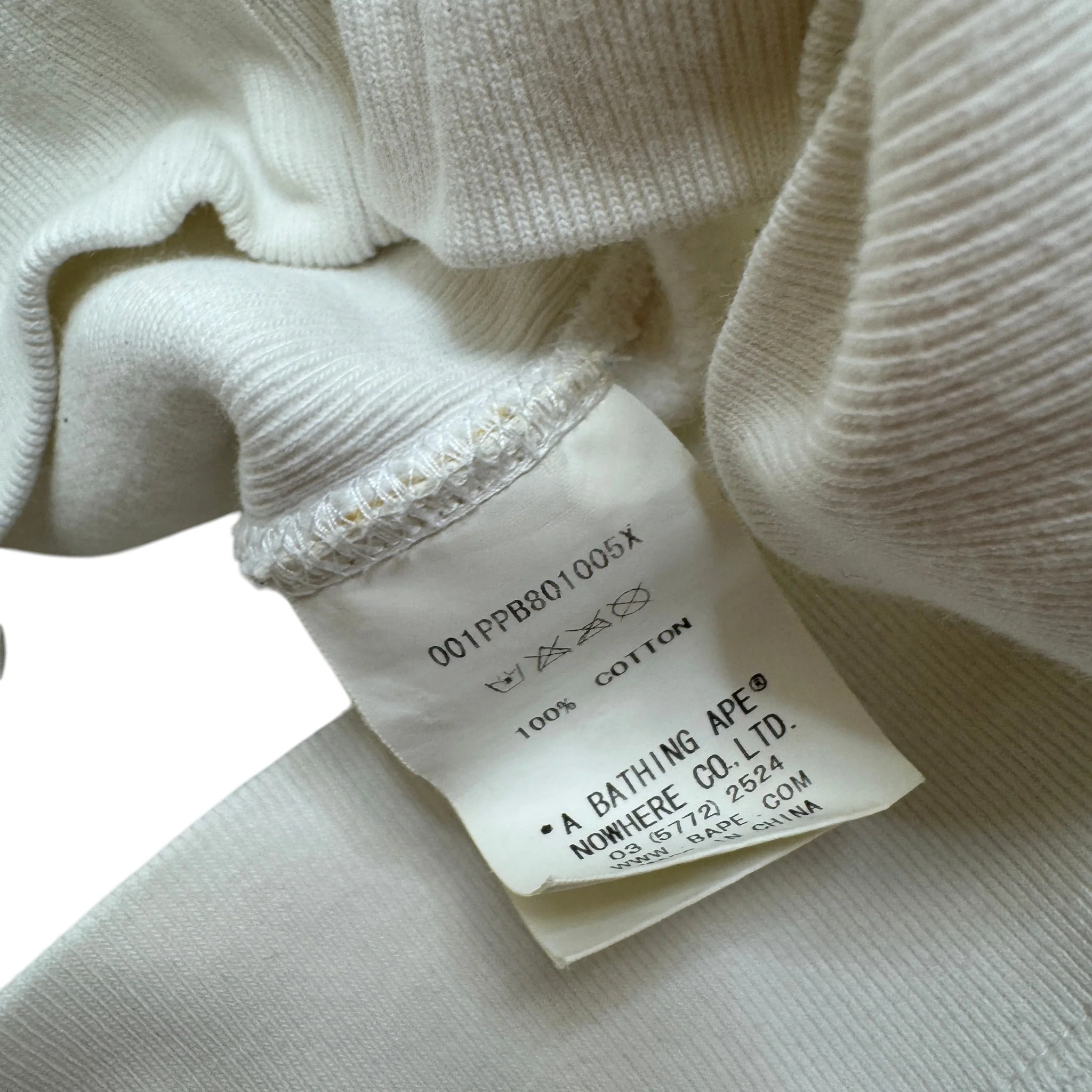 Men's Camo Print Hoodie White Size XL - Image 5