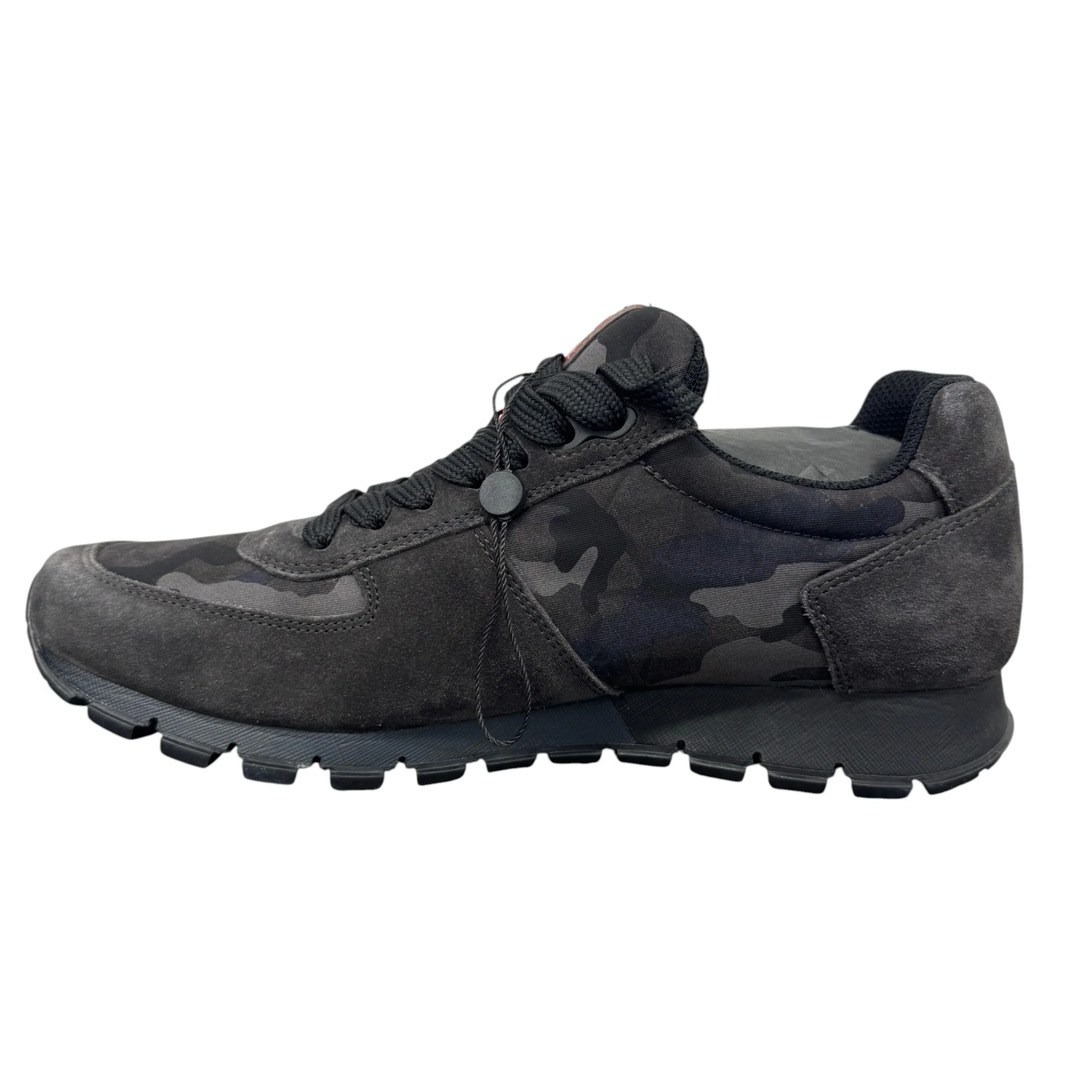 Men's Camo Runner Low Trainers Grey Size EU 40.5 / UK 6.5 - Image 2