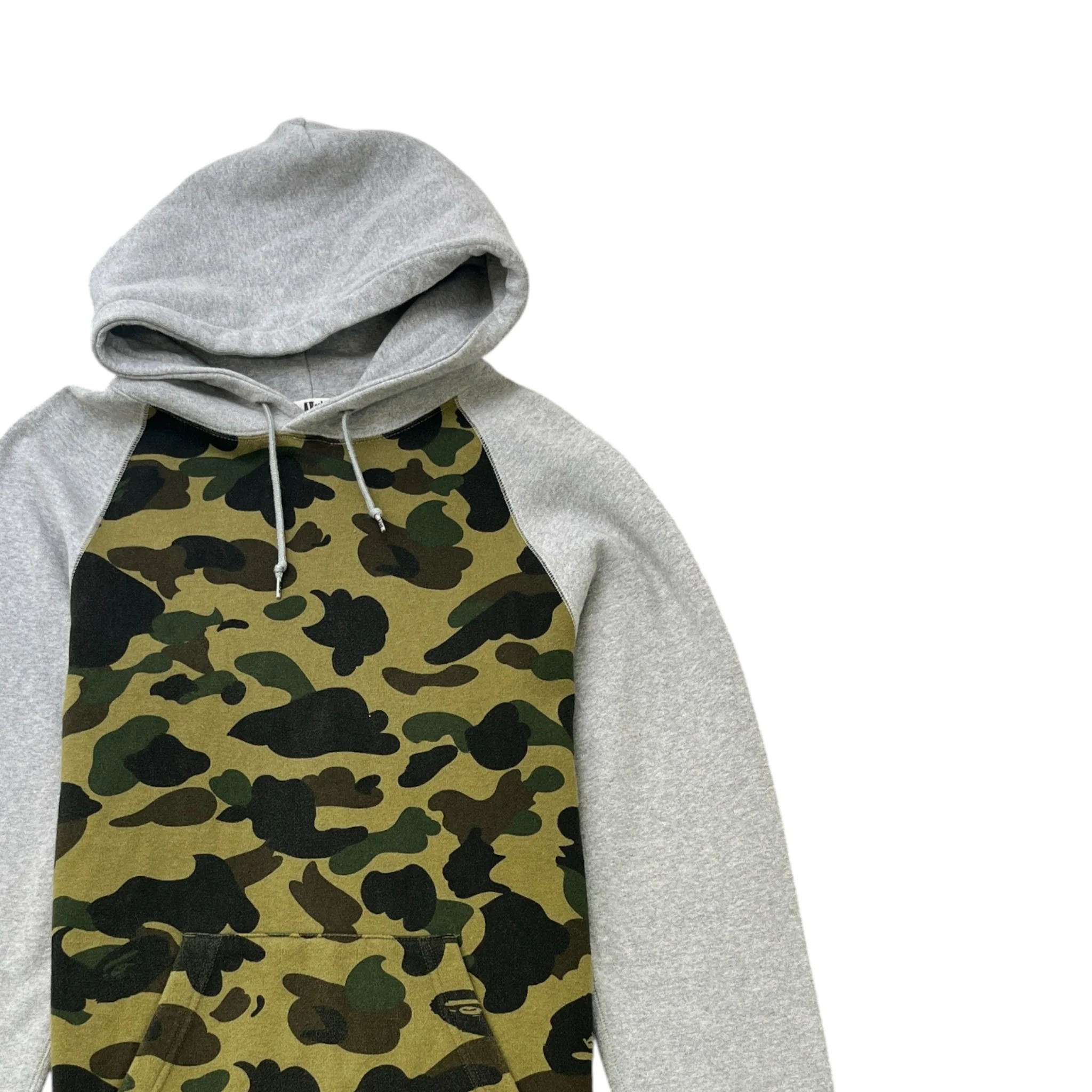 Men's Camouflage Hoodie Grey Size XS - Image 3