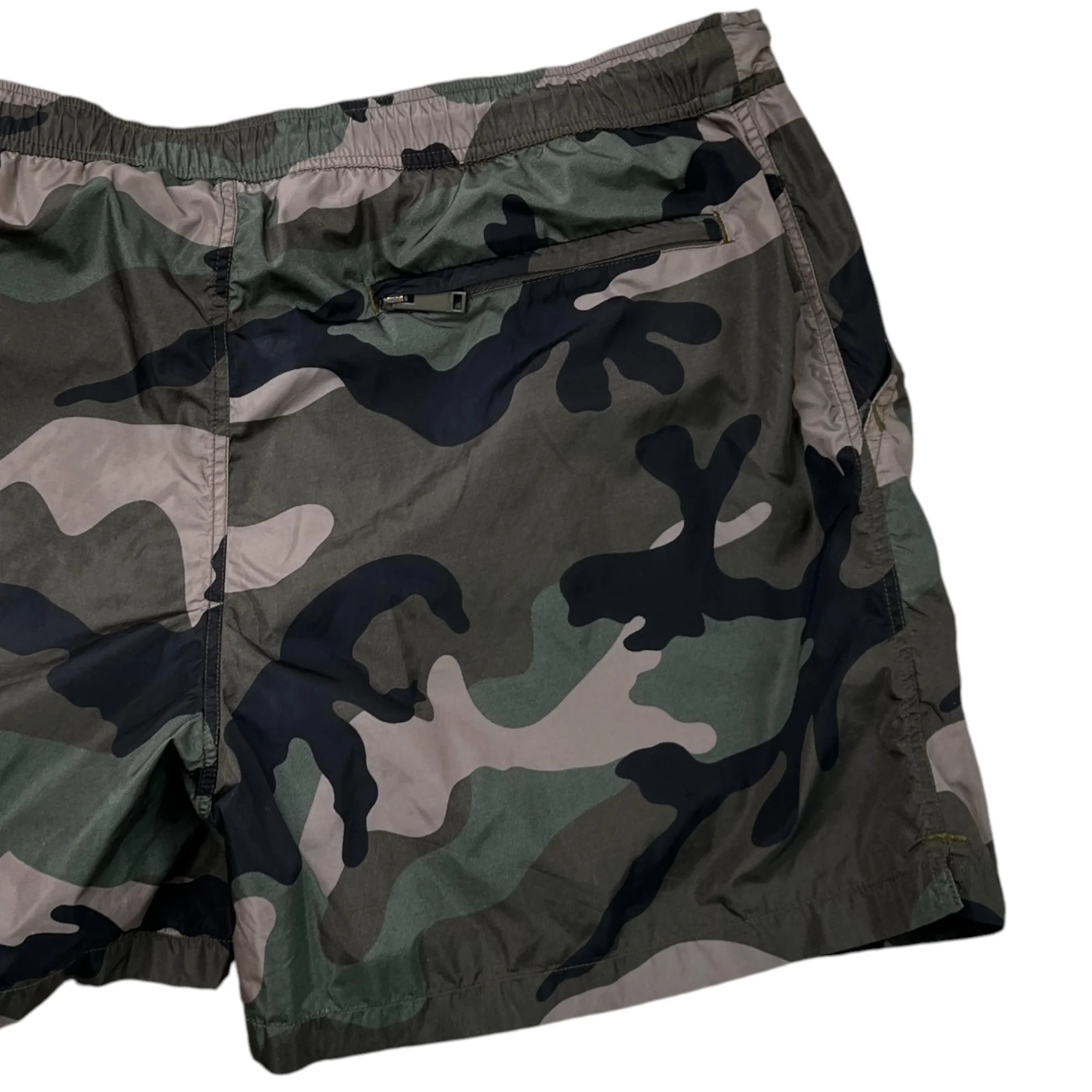 Men's Camouflage Swim Shorts Khaki Size W30 / IT 46 - Image 4