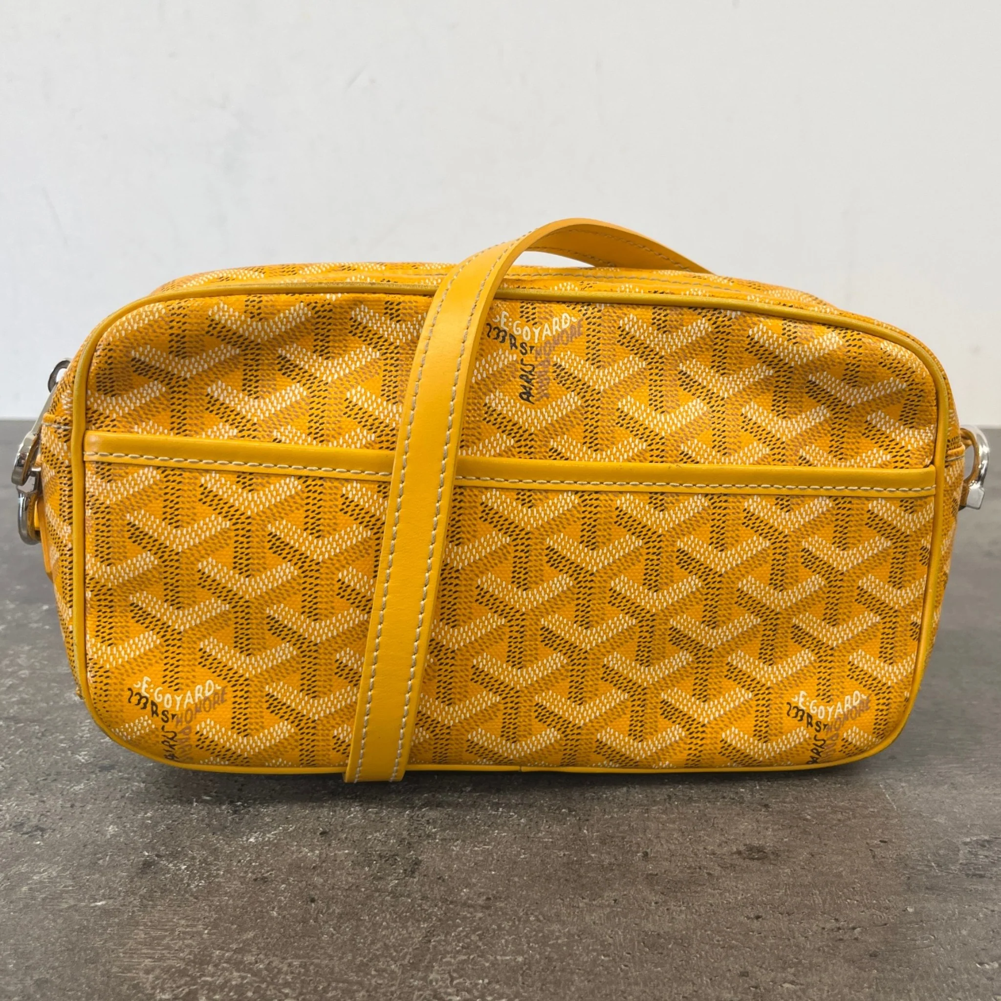 Men's Cap-Vert Pm Messenger Bag Yellow - Image 14