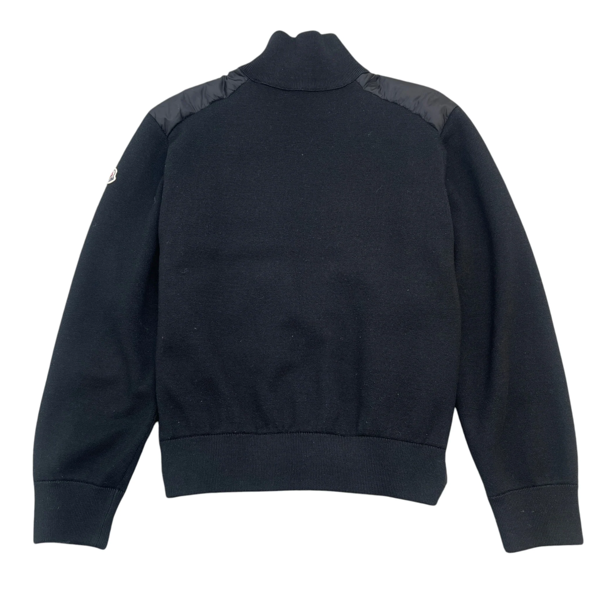 Men's Cardigan Tricot Down Jacket Black Size XXL - Image 2