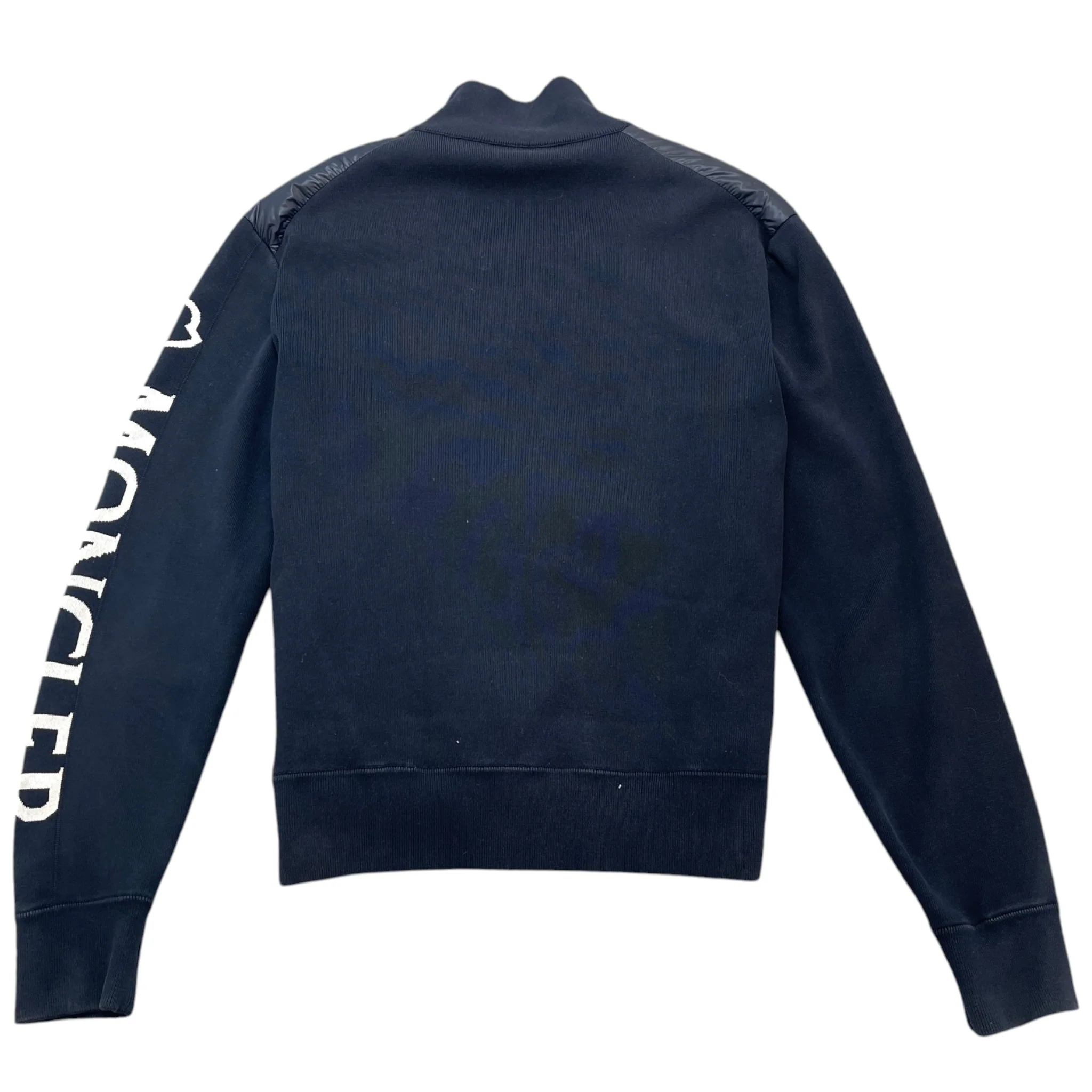 Men's Cardigan Tricot Jacket Navy Size L - Image 2