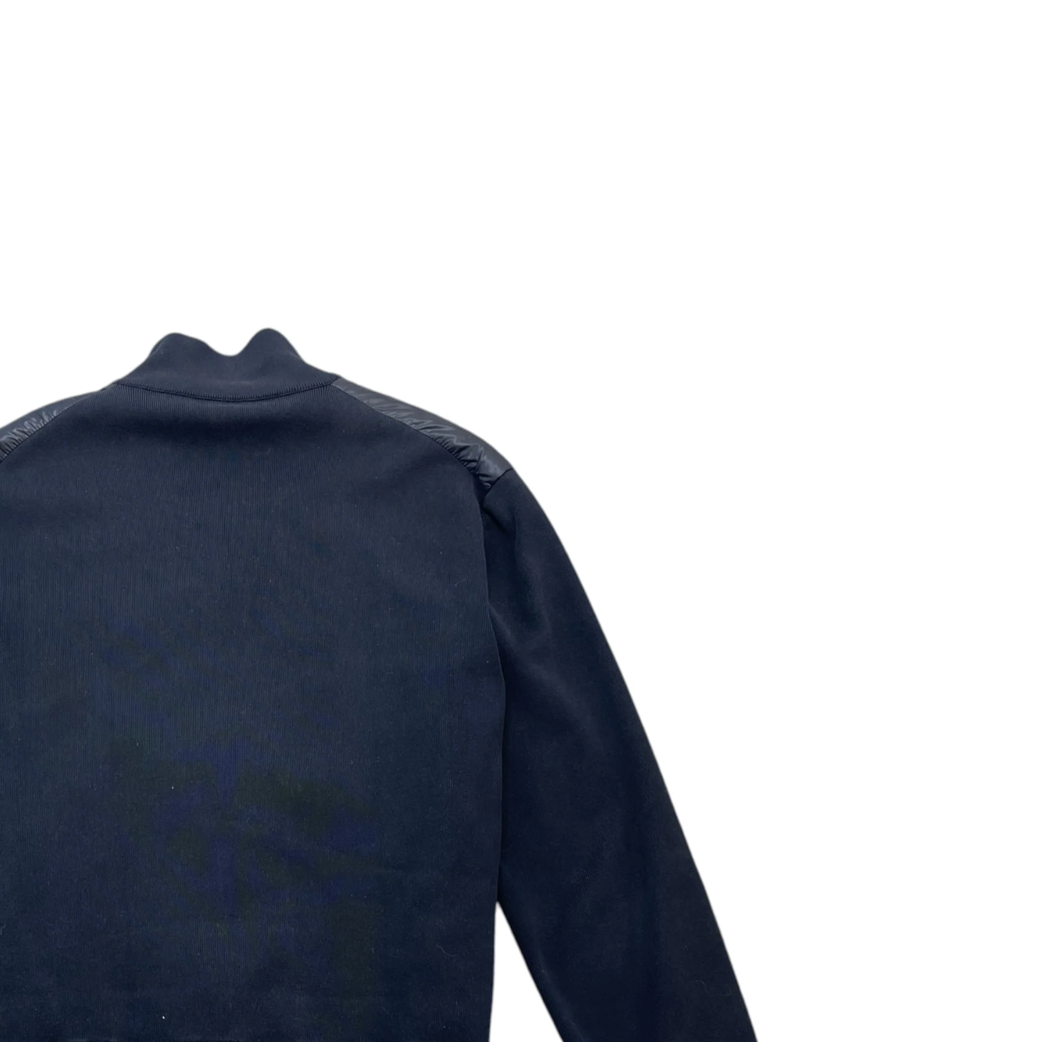 Men's Cardigan Tricot Jacket Navy Size L - Image 4