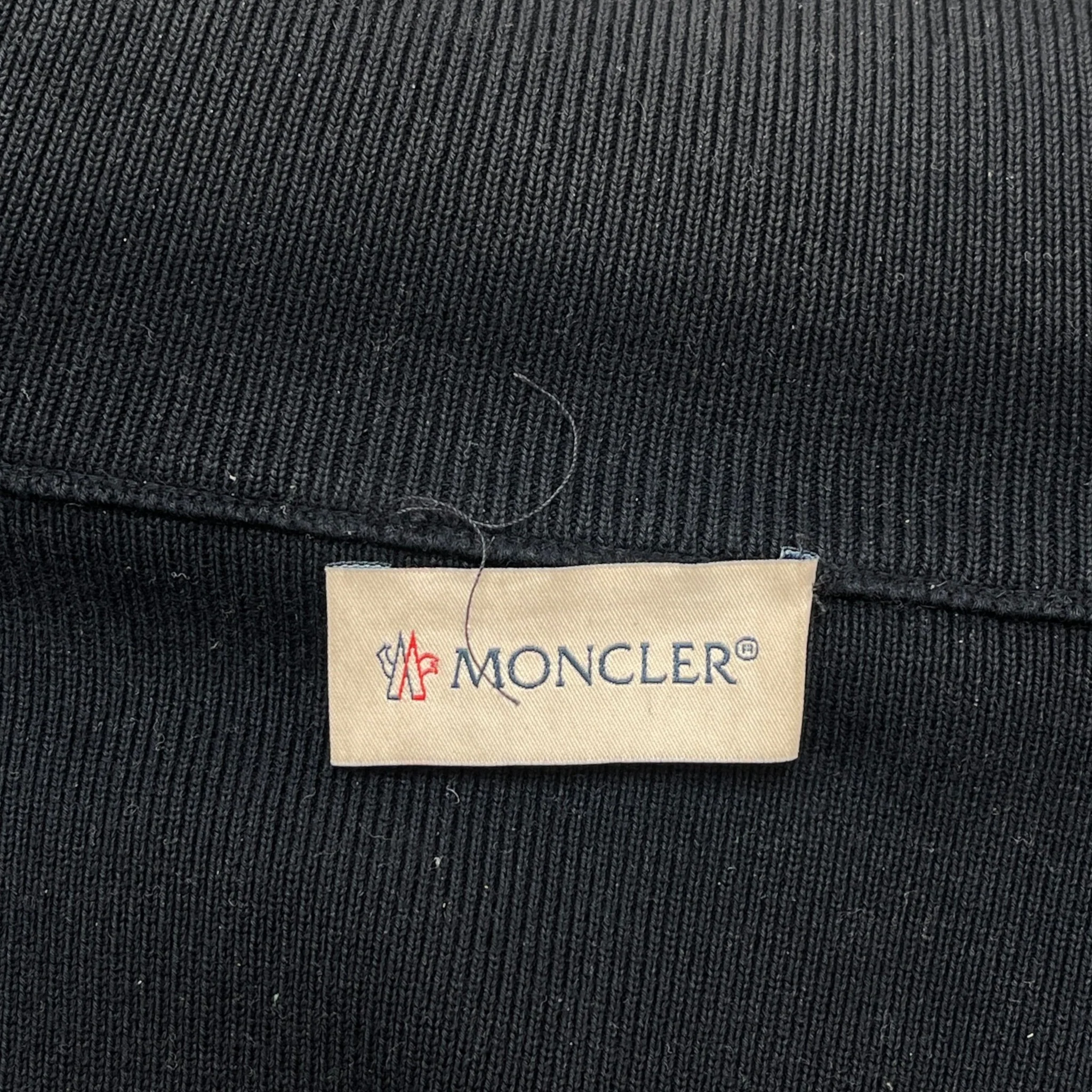 Men's Cardigan Tricot Jacket Navy Size L - Image 5