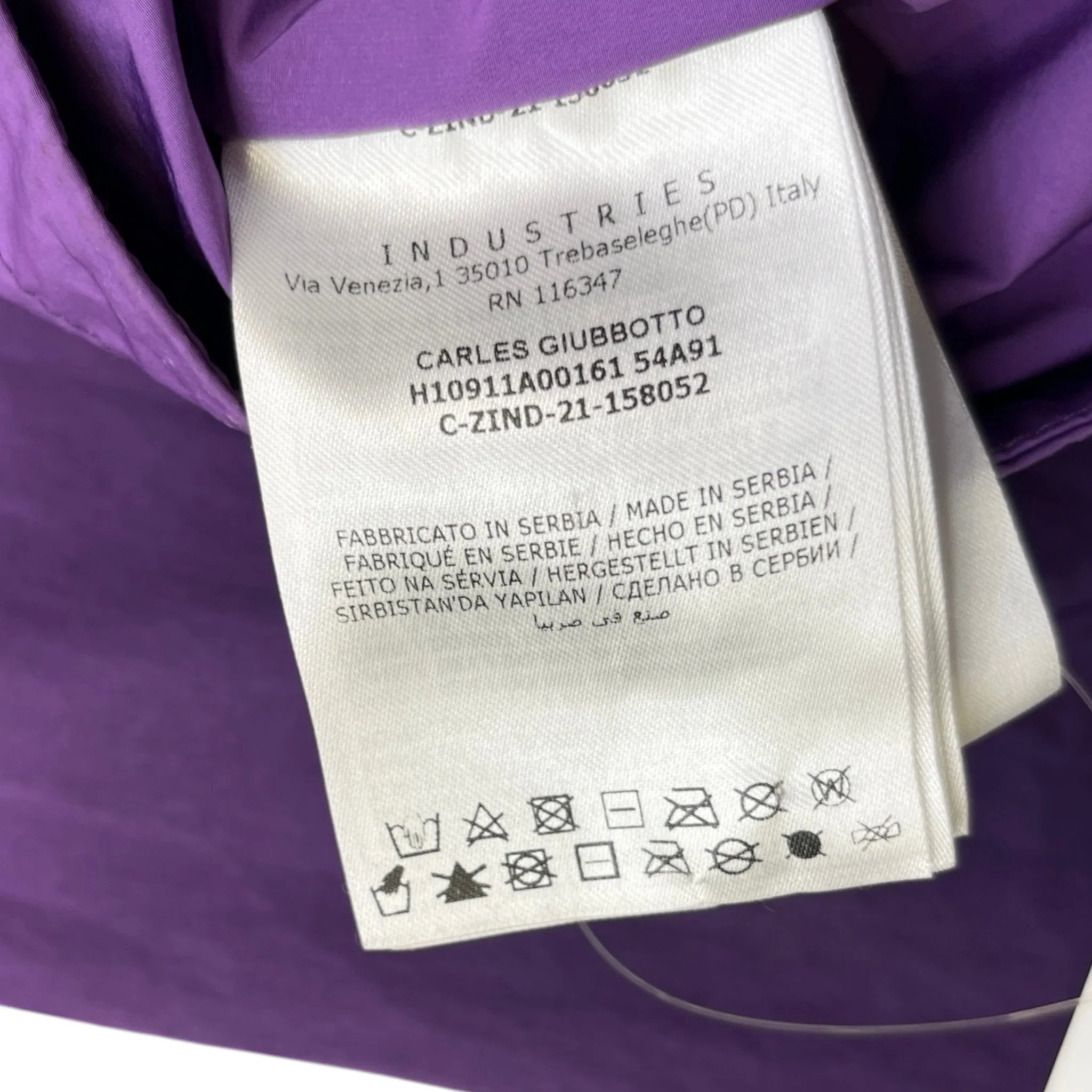 Men's Carles Jacket Purple Size 1 / S - Image 8
