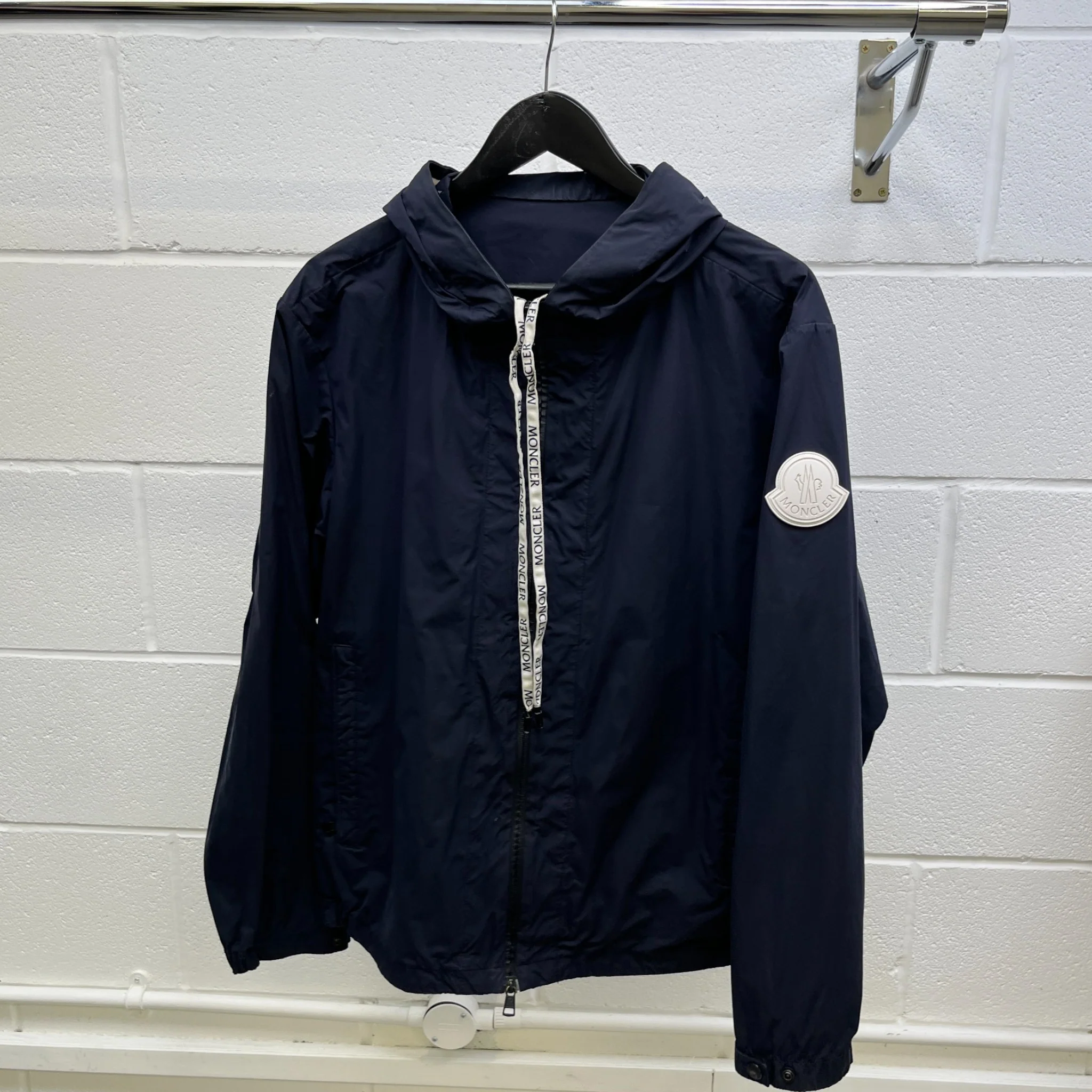 Men's Carles Windbreaker Navy Size 3 / L - Image 10