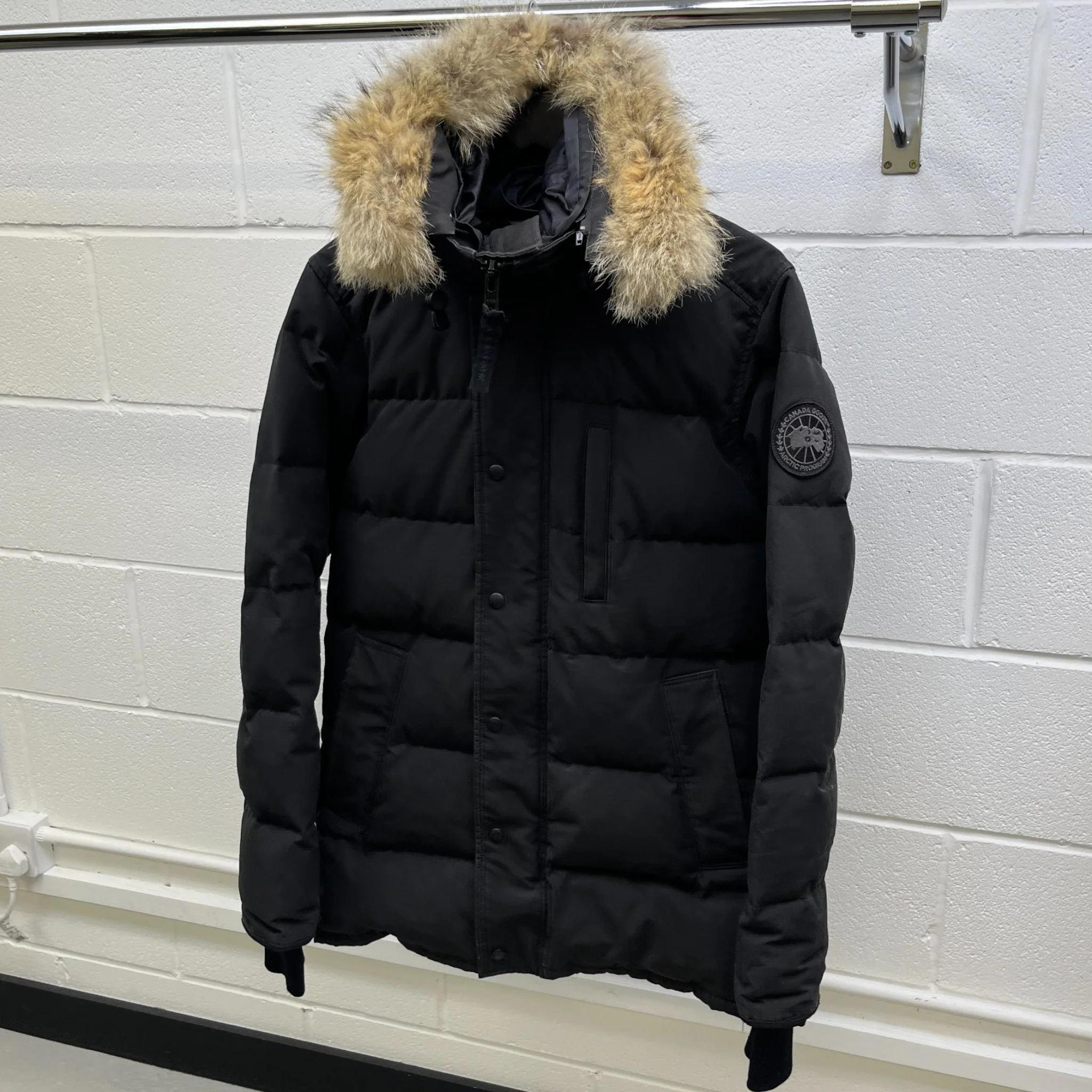 Men's Carson Down Jacket Black Size S - Image 8