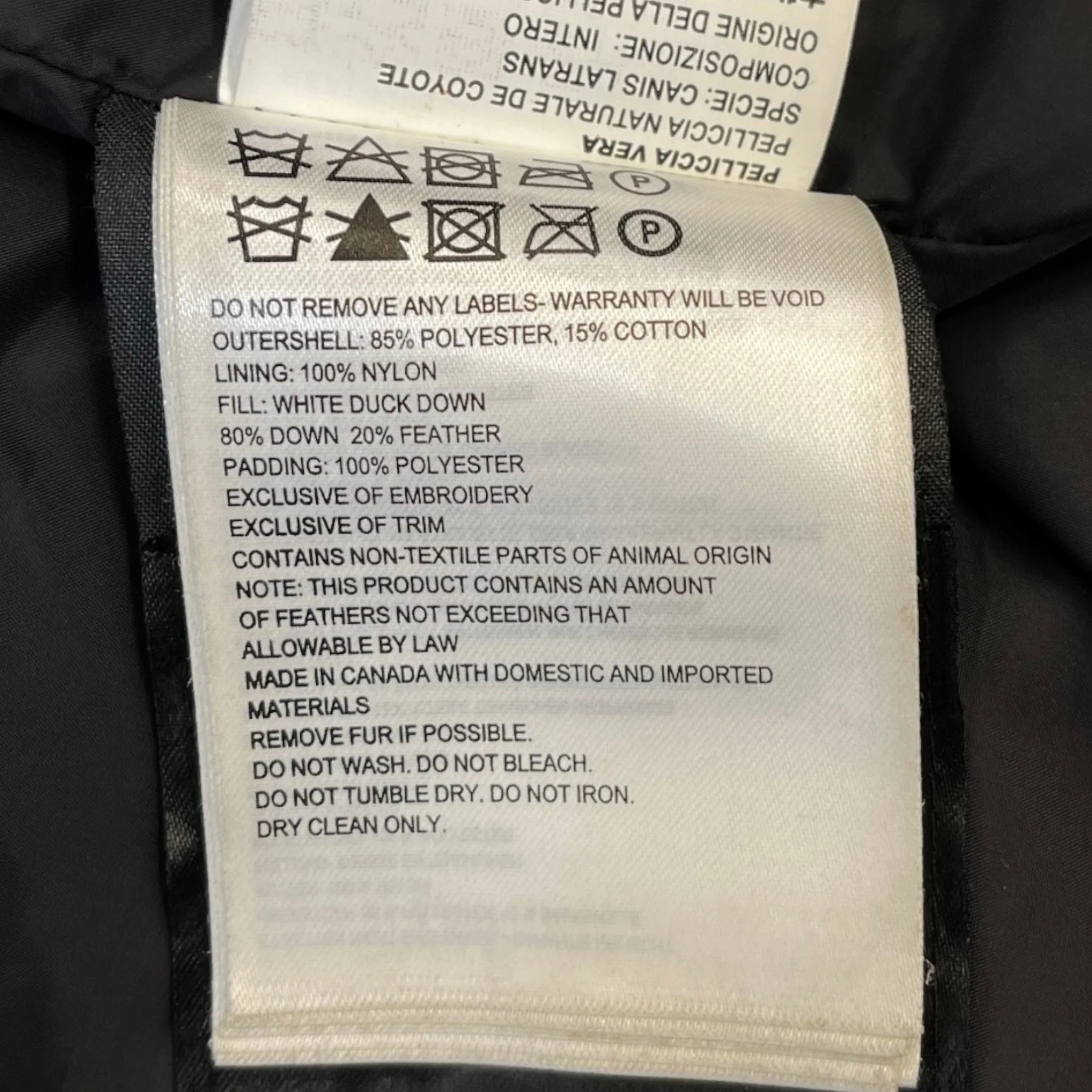 Men's Carson Down Jacket Black Size S - Image 8
