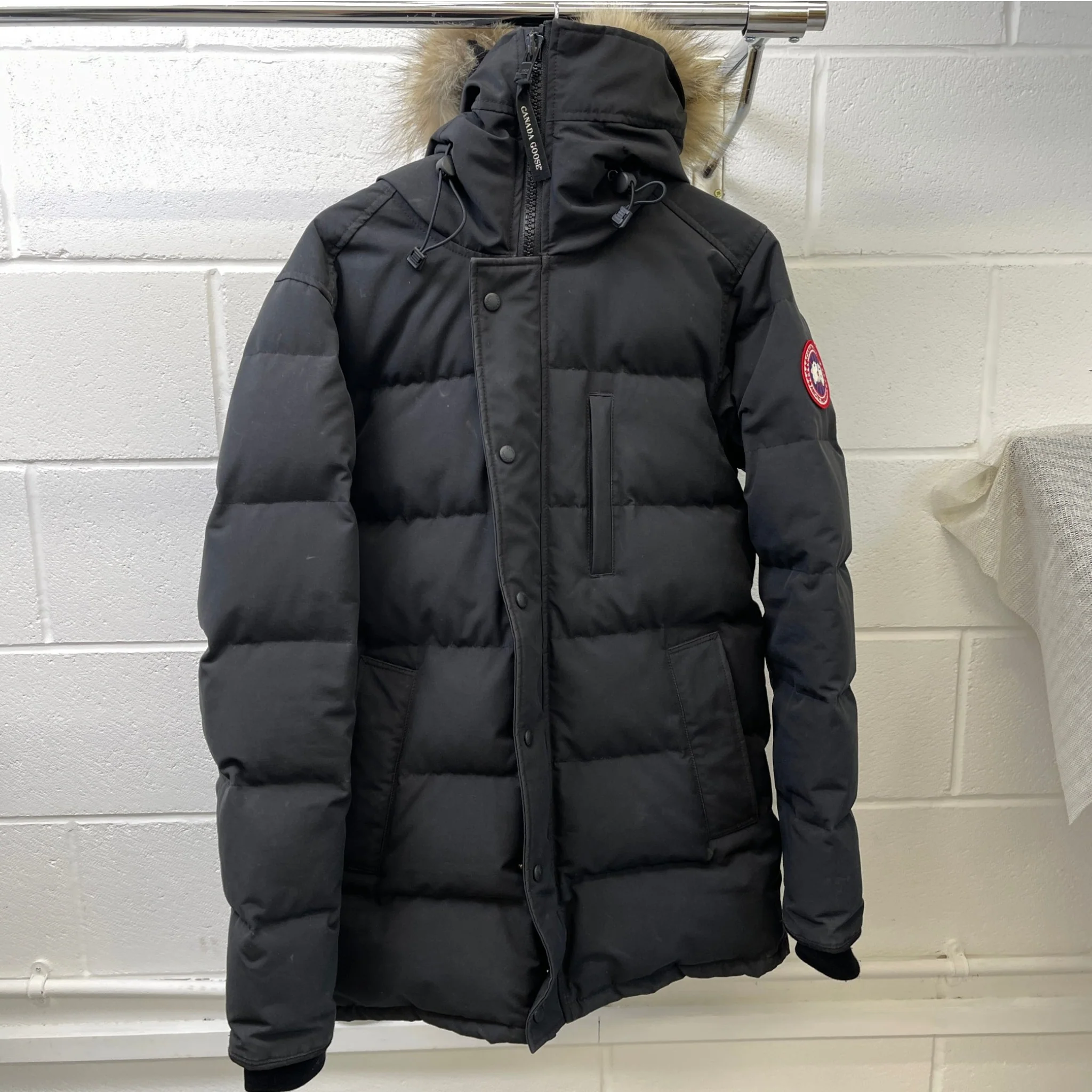 Men's Carson Down Jacket Black Size S - Image 9