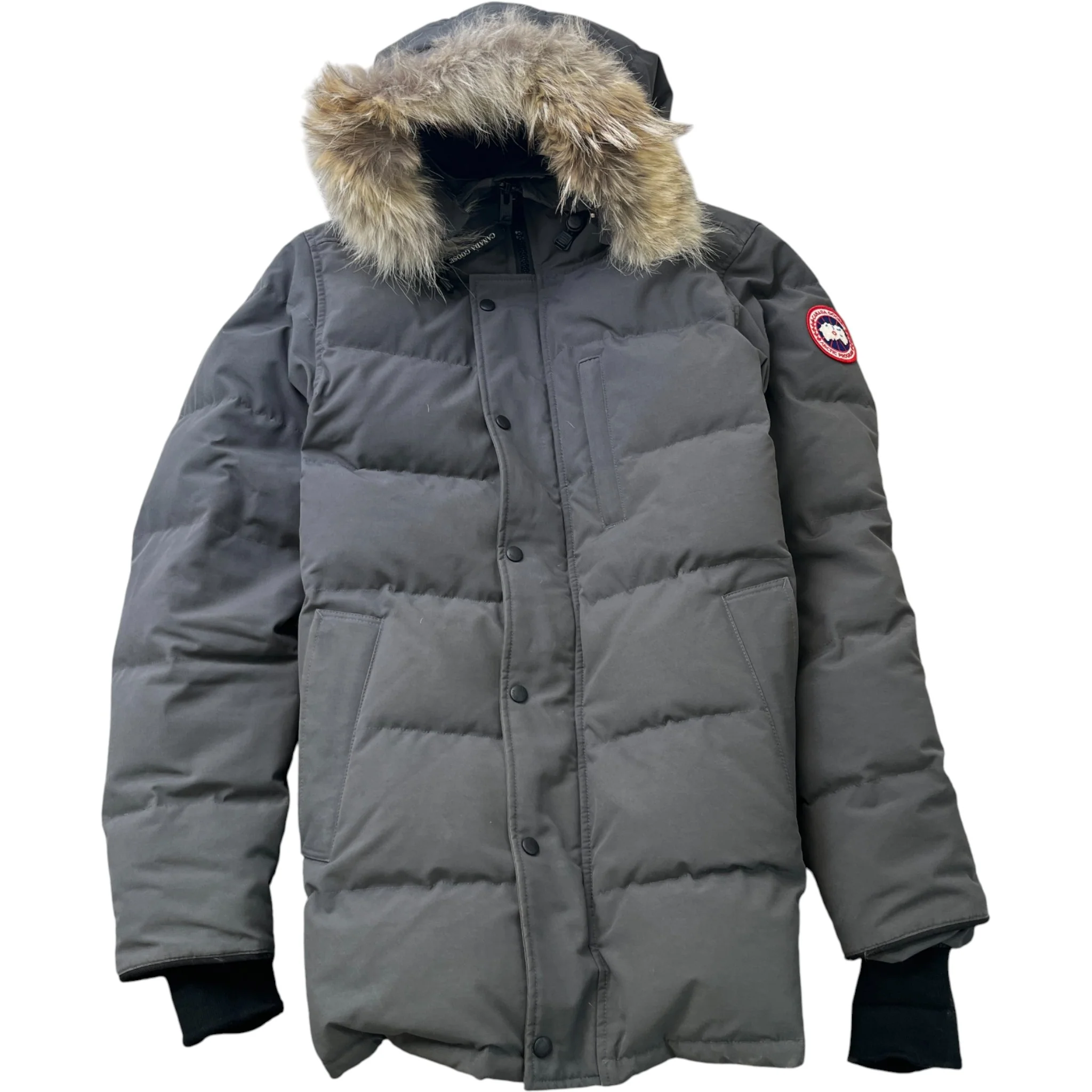 Men's Carson Down Jacket Grey Size L - Image 3