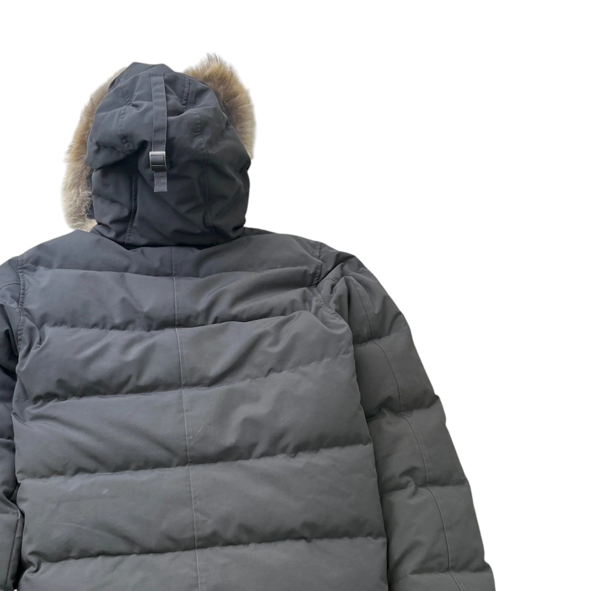 Men's Carson Down Jacket Grey Size L - Image 4