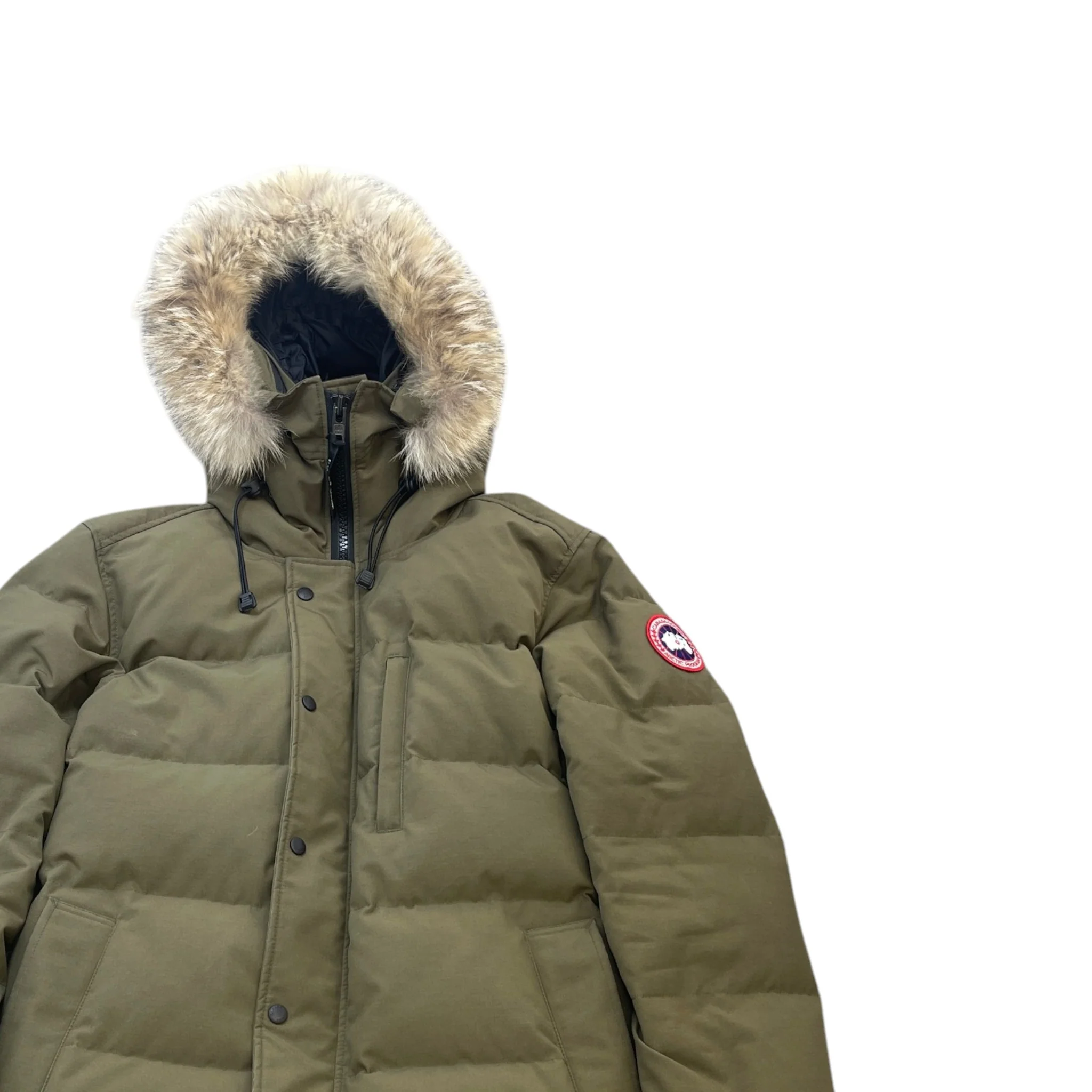 Men's Carson Down Jacket Khaki Size XL - Image 3