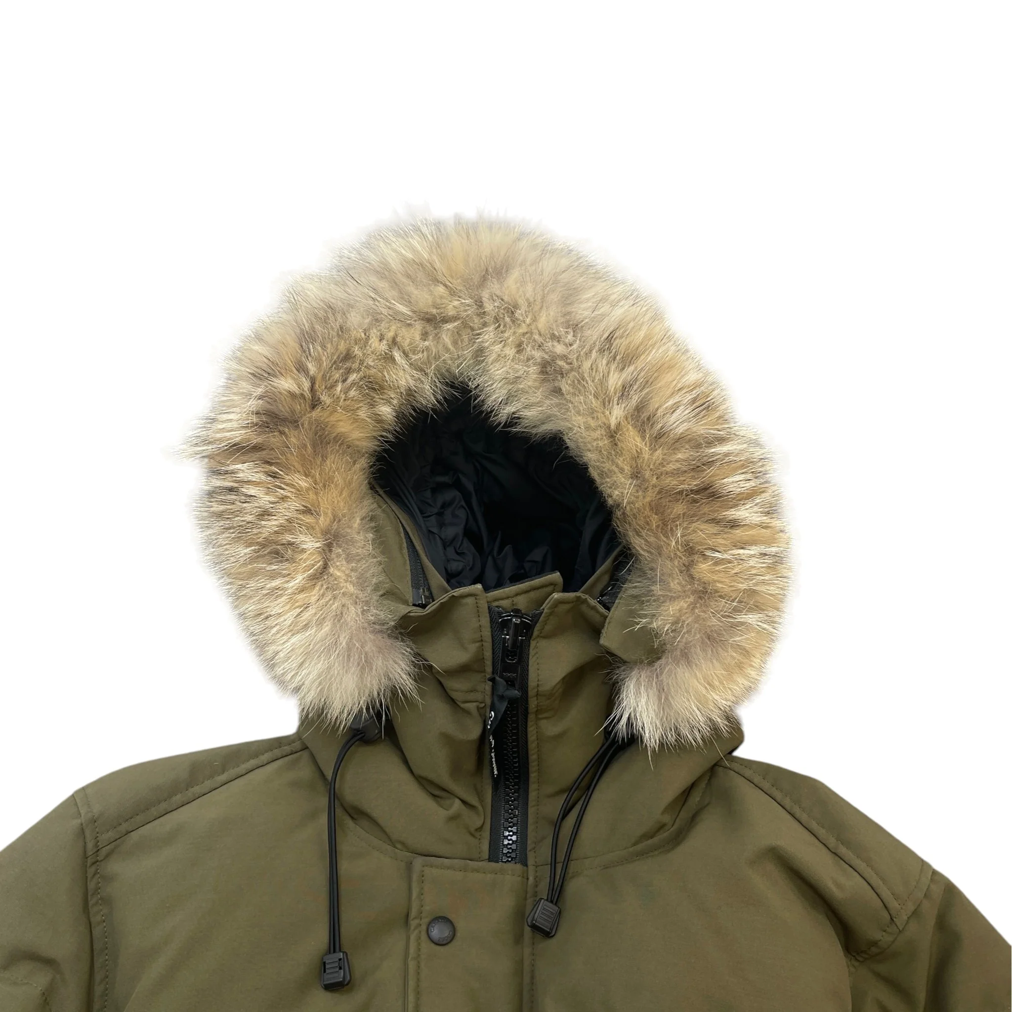 Men's Carson Down Jacket Khaki Size XL - Image 7