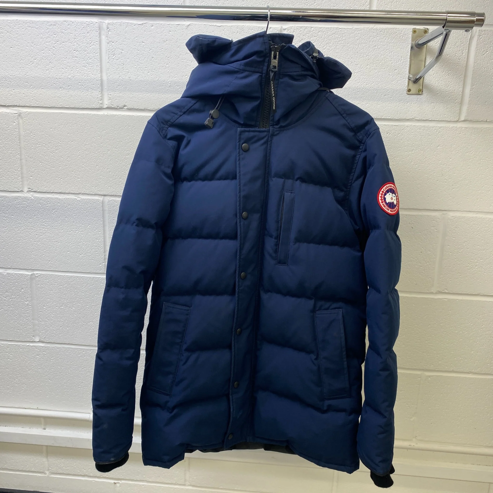 Men's Carson Down Jacket Navy Size M - Image 8