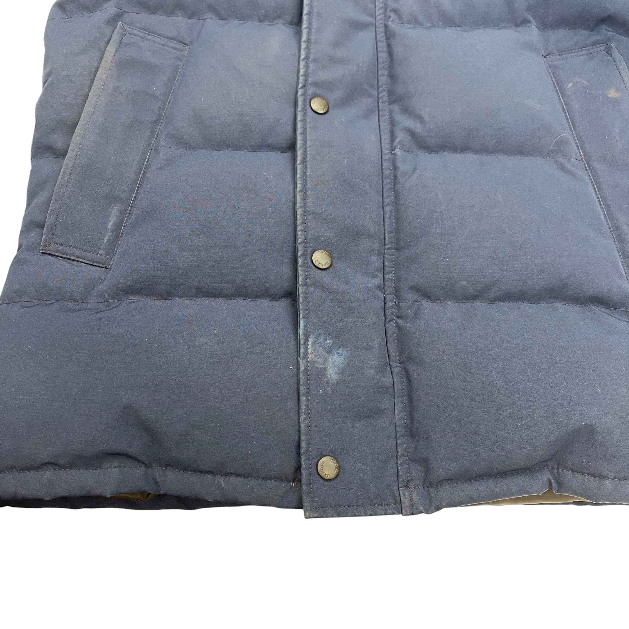 Men's Carson Down Jacket Navy Size M - Image 9