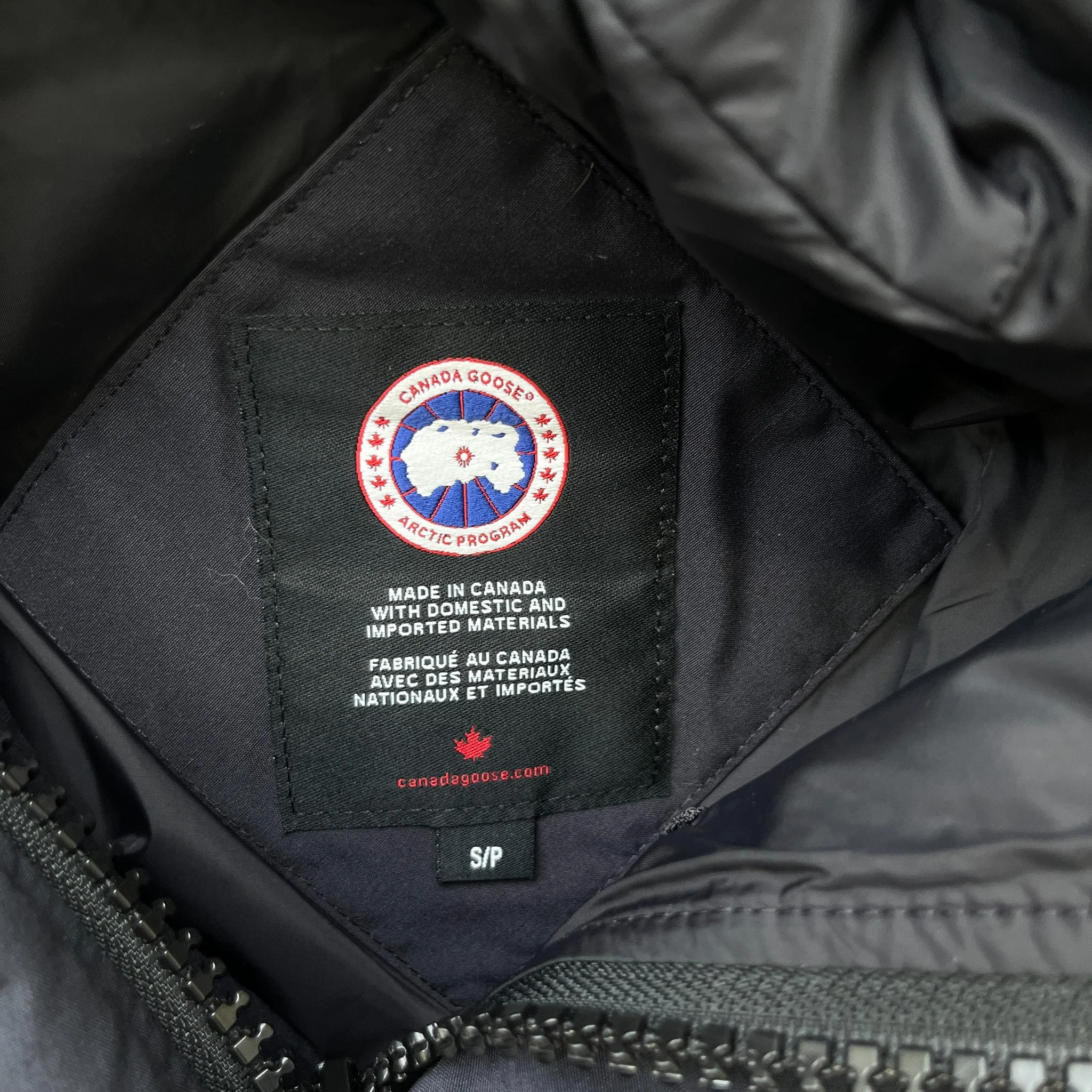 Men's Carson Down Jacket Navy Size S - Image 7