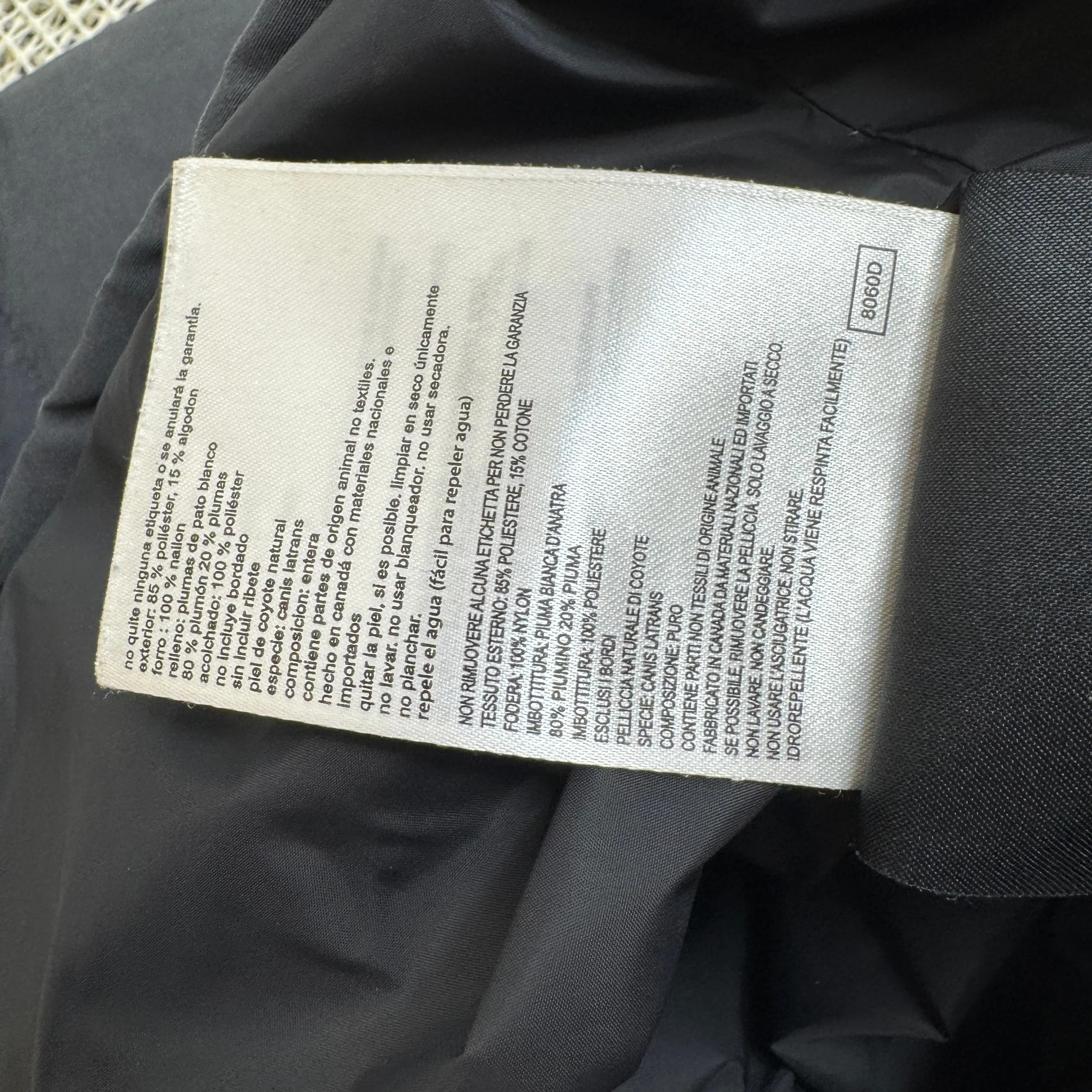 Men's Carson Down Jacket Navy Size XS - Image 6