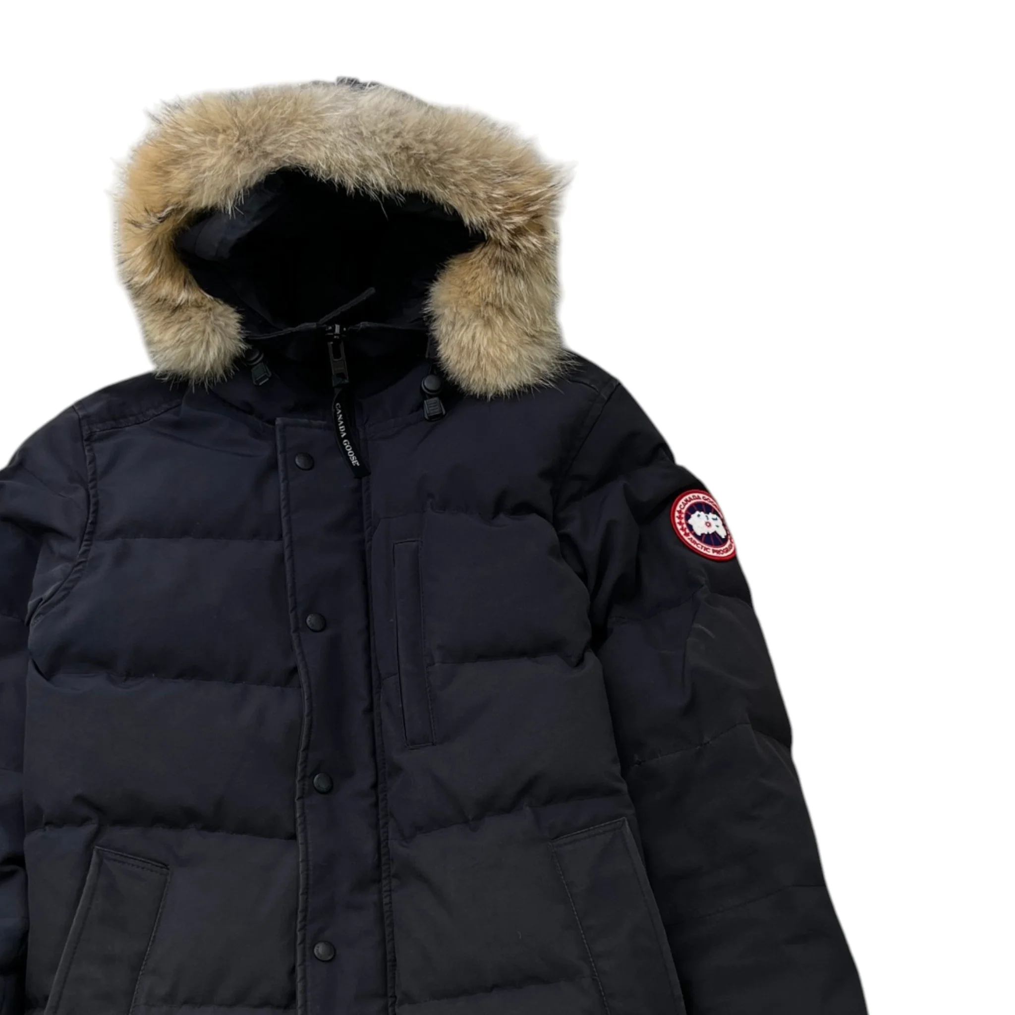 Men's Carson Parka Down Jacket Black Size M - Image 3